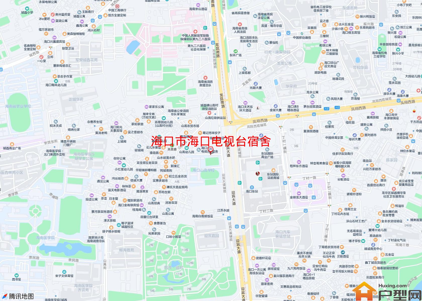 海口电视台宿舍小区 - 户型网