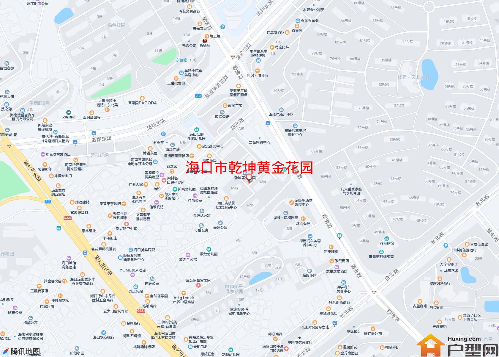 乾坤黄金花园小区 - 户型网