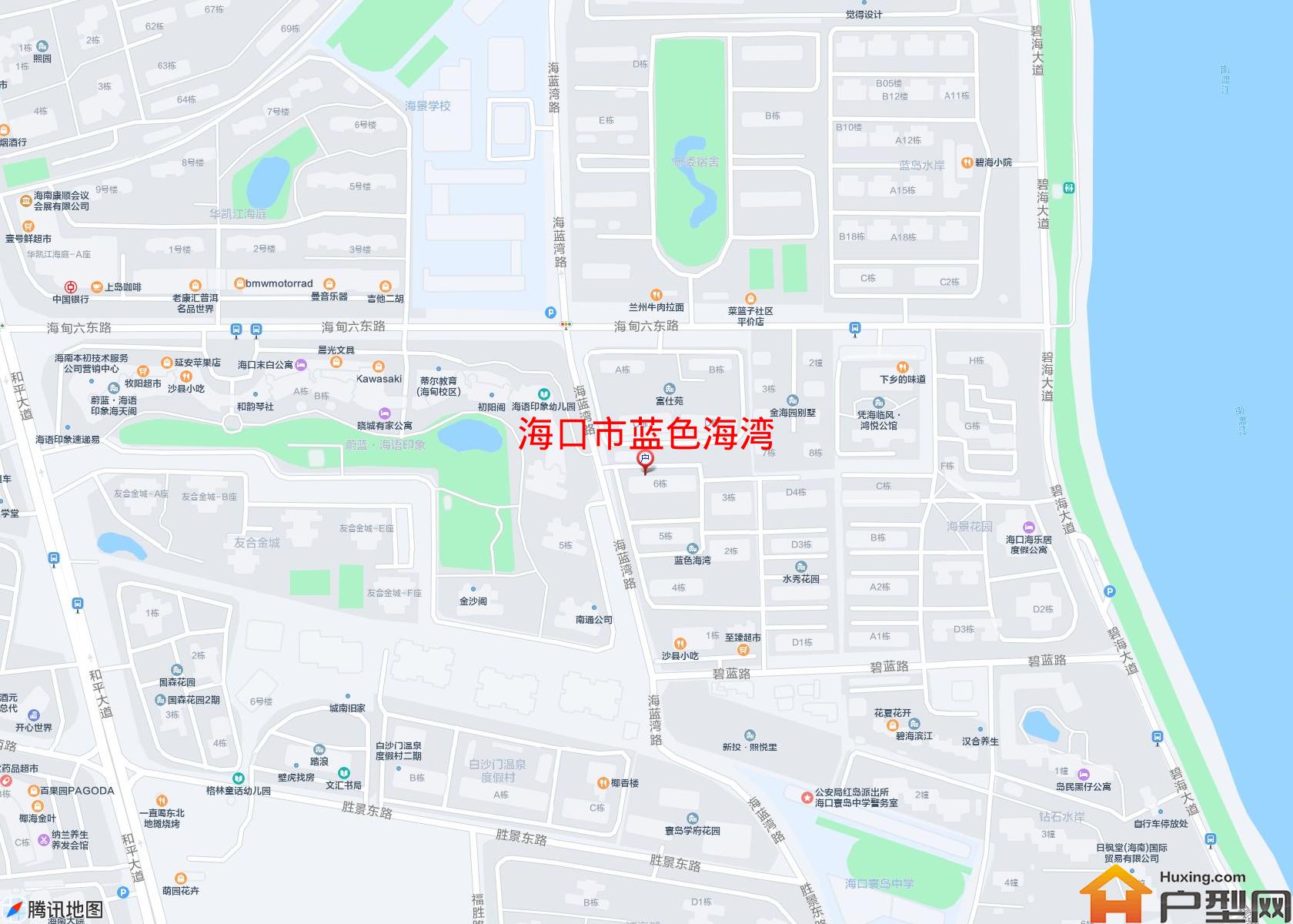 蓝色海湾小区 - 户型网