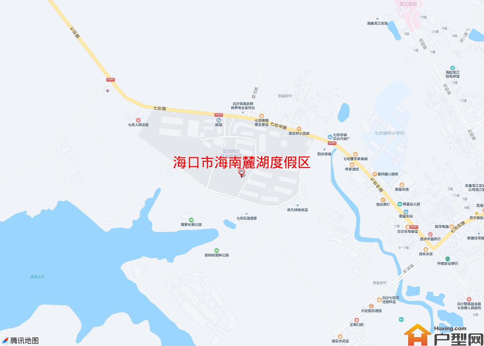海南麓湖度假区小区 - 户型网