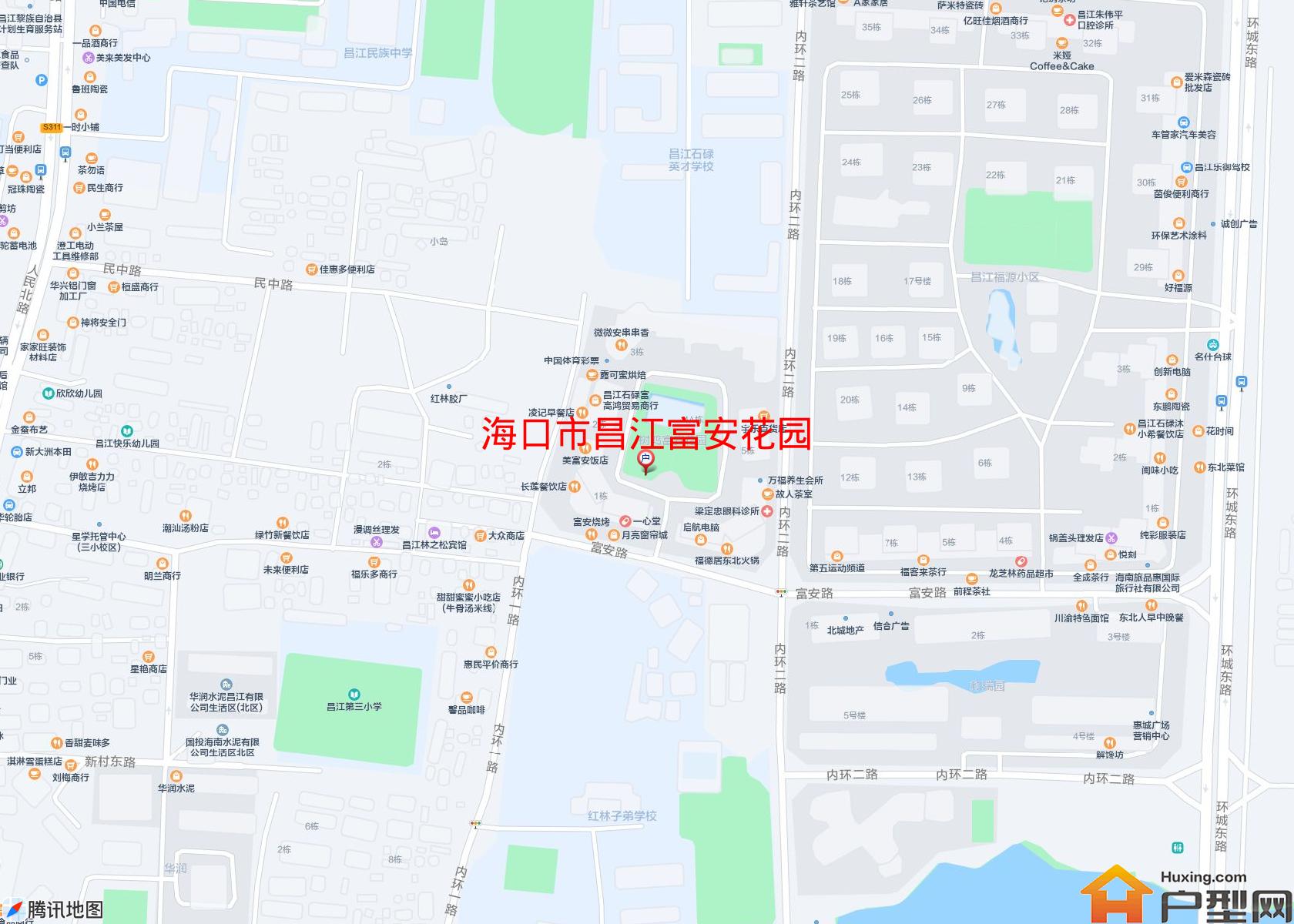 昌江富安花园小区 - 户型网