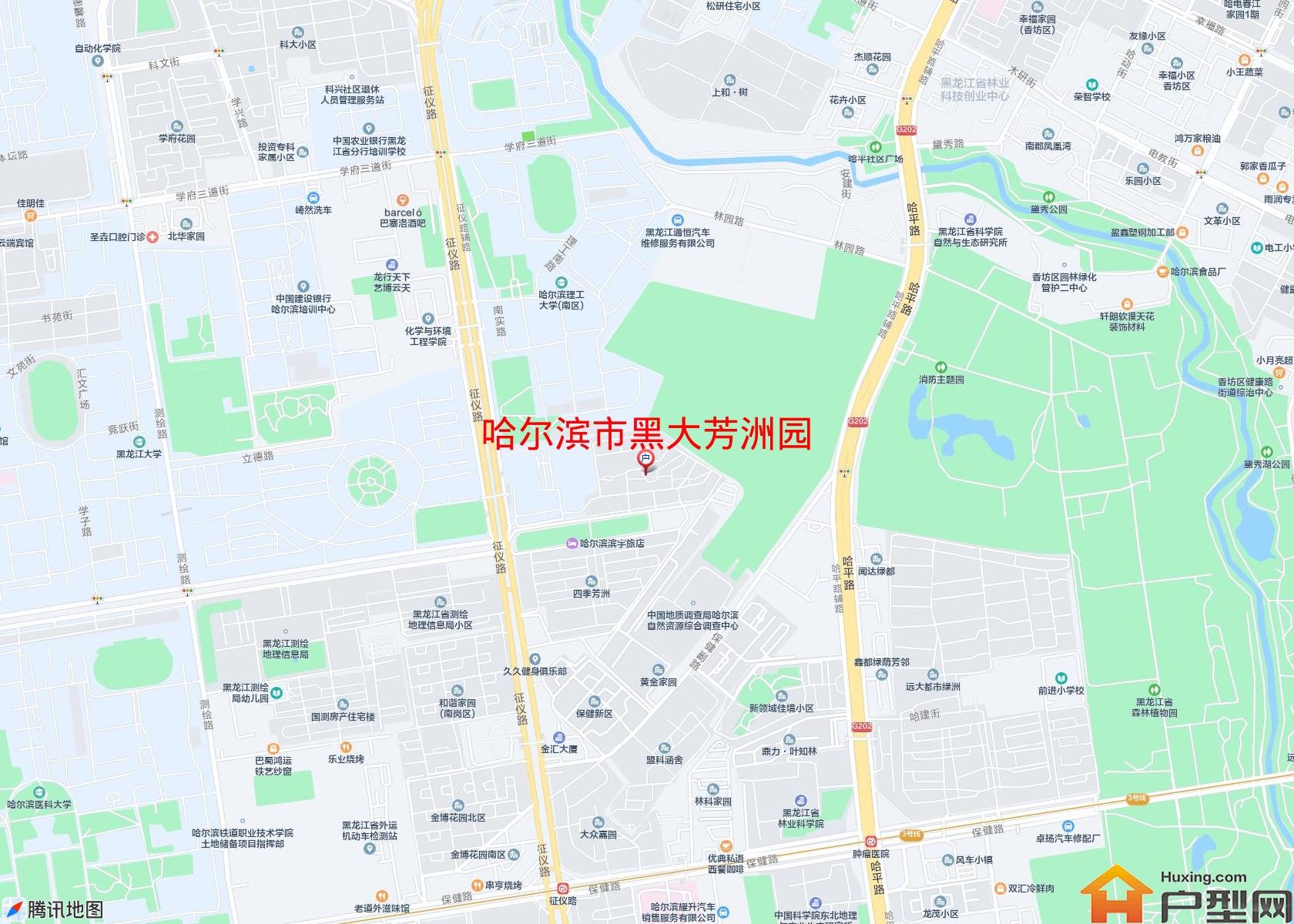 黑大芳洲园小区 - 户型网