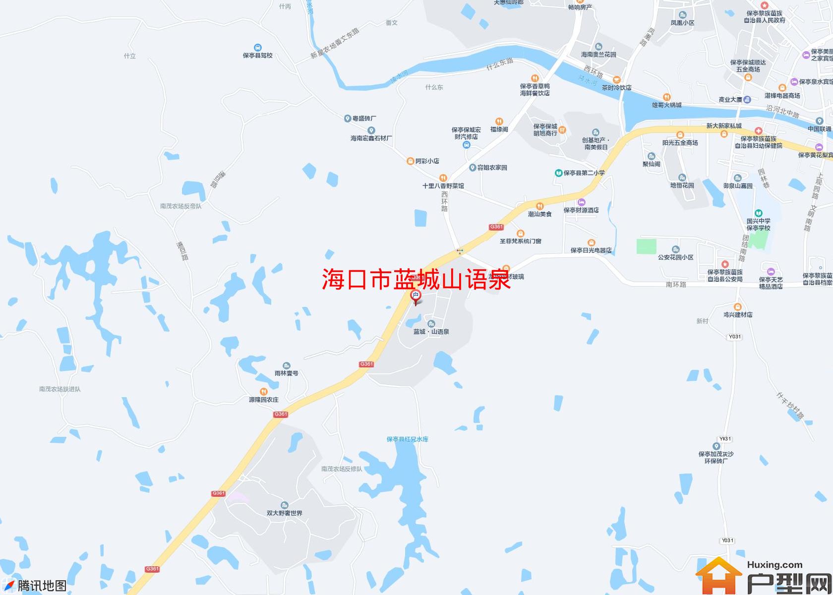 蓝城山语泉小区 - 户型网
