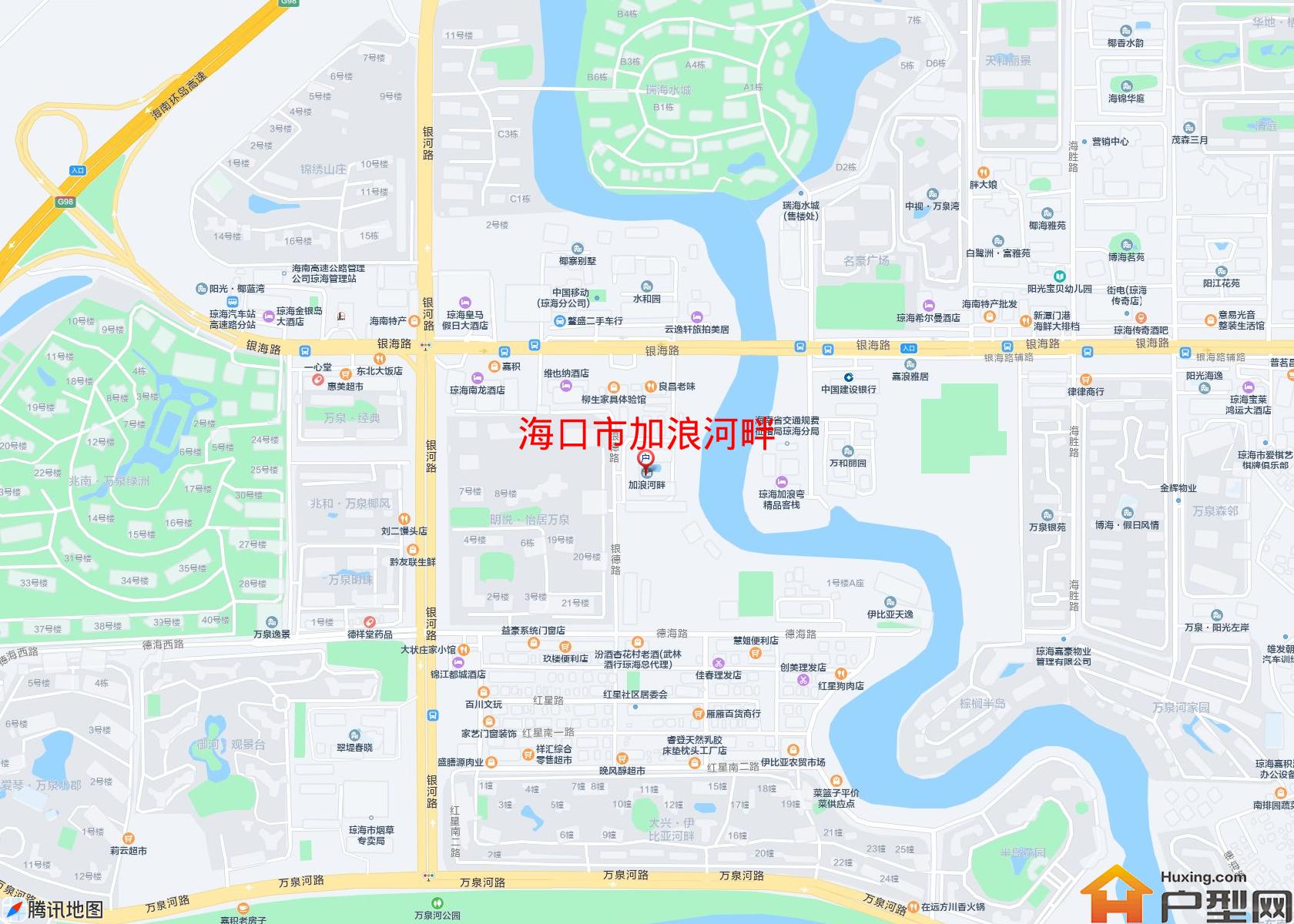 加浪河畔小区 - 户型网