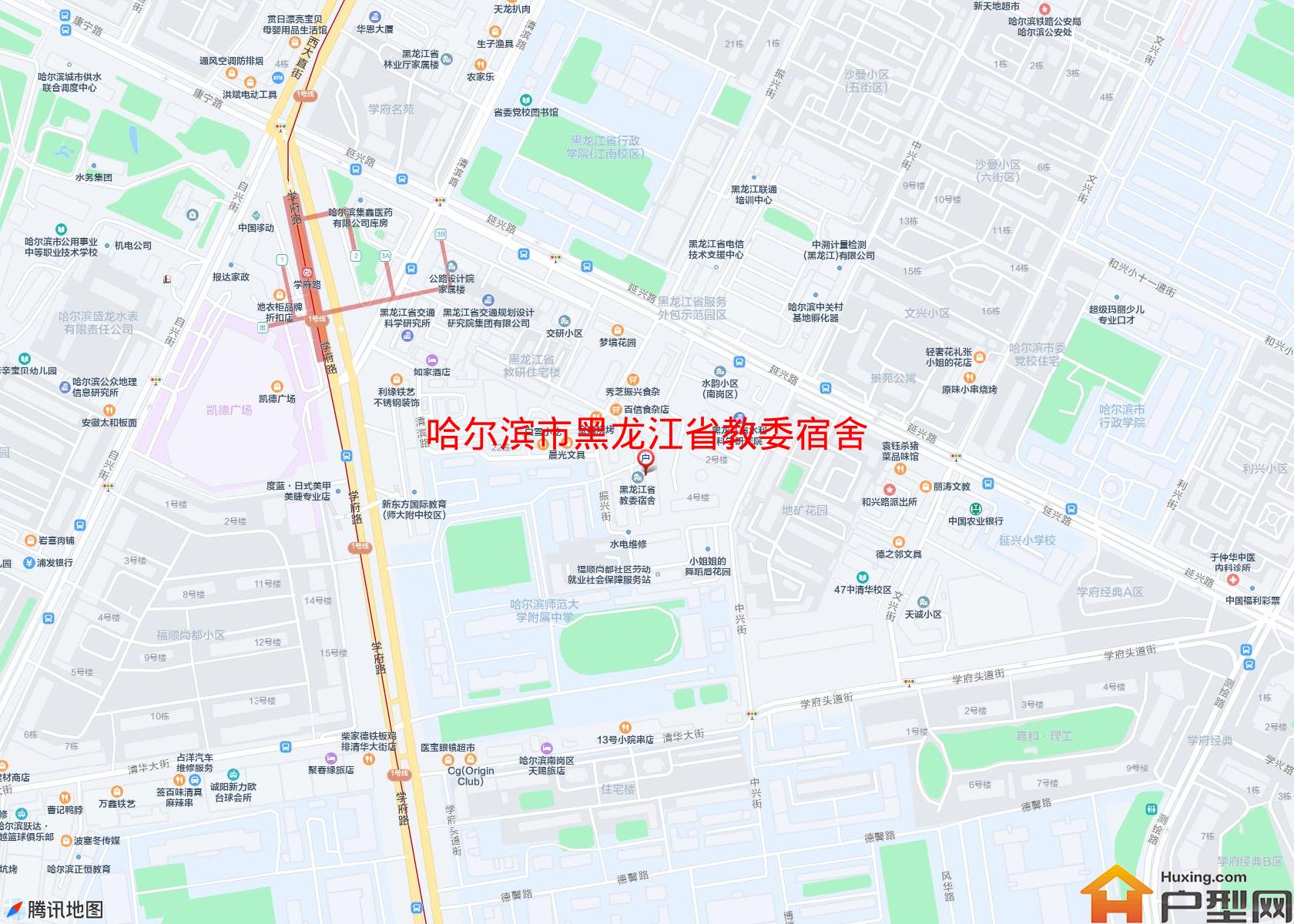 黑龙江省教委宿舍小区 - 户型网