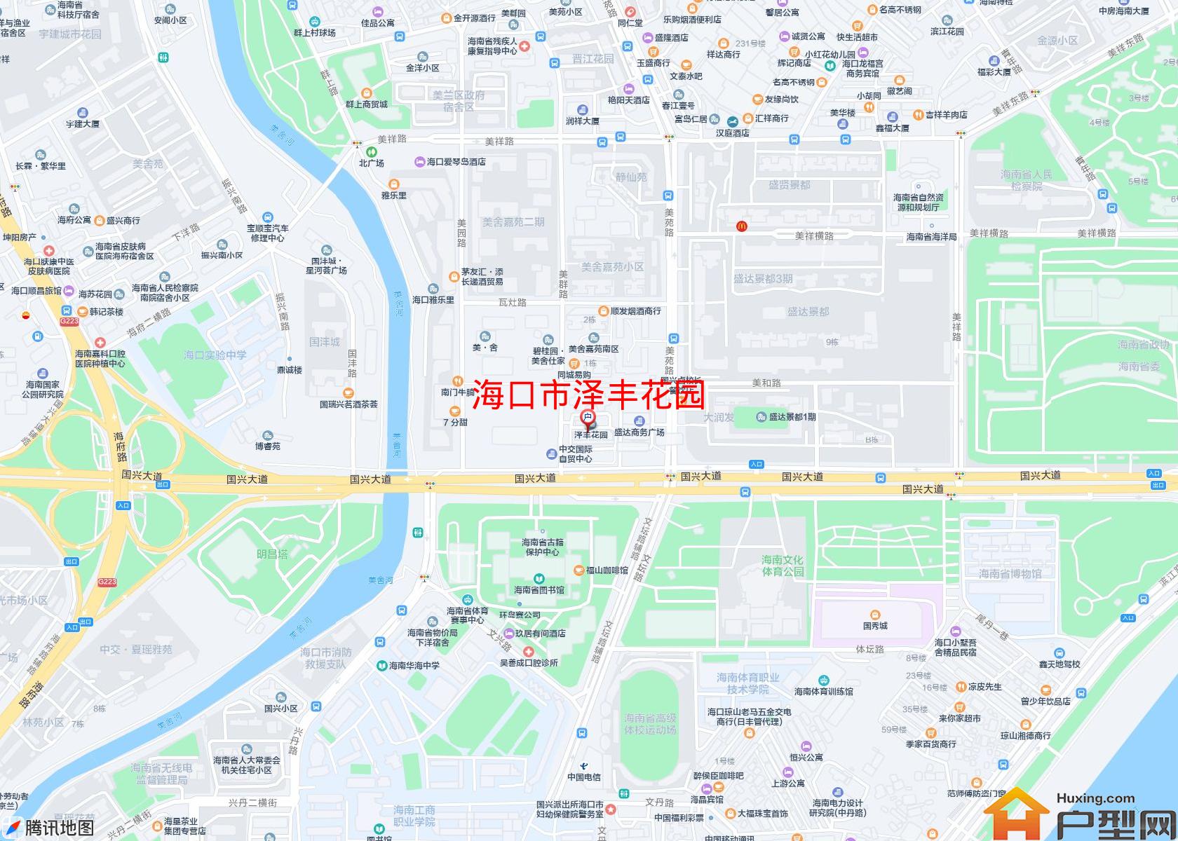 泽丰花园小区 - 户型网