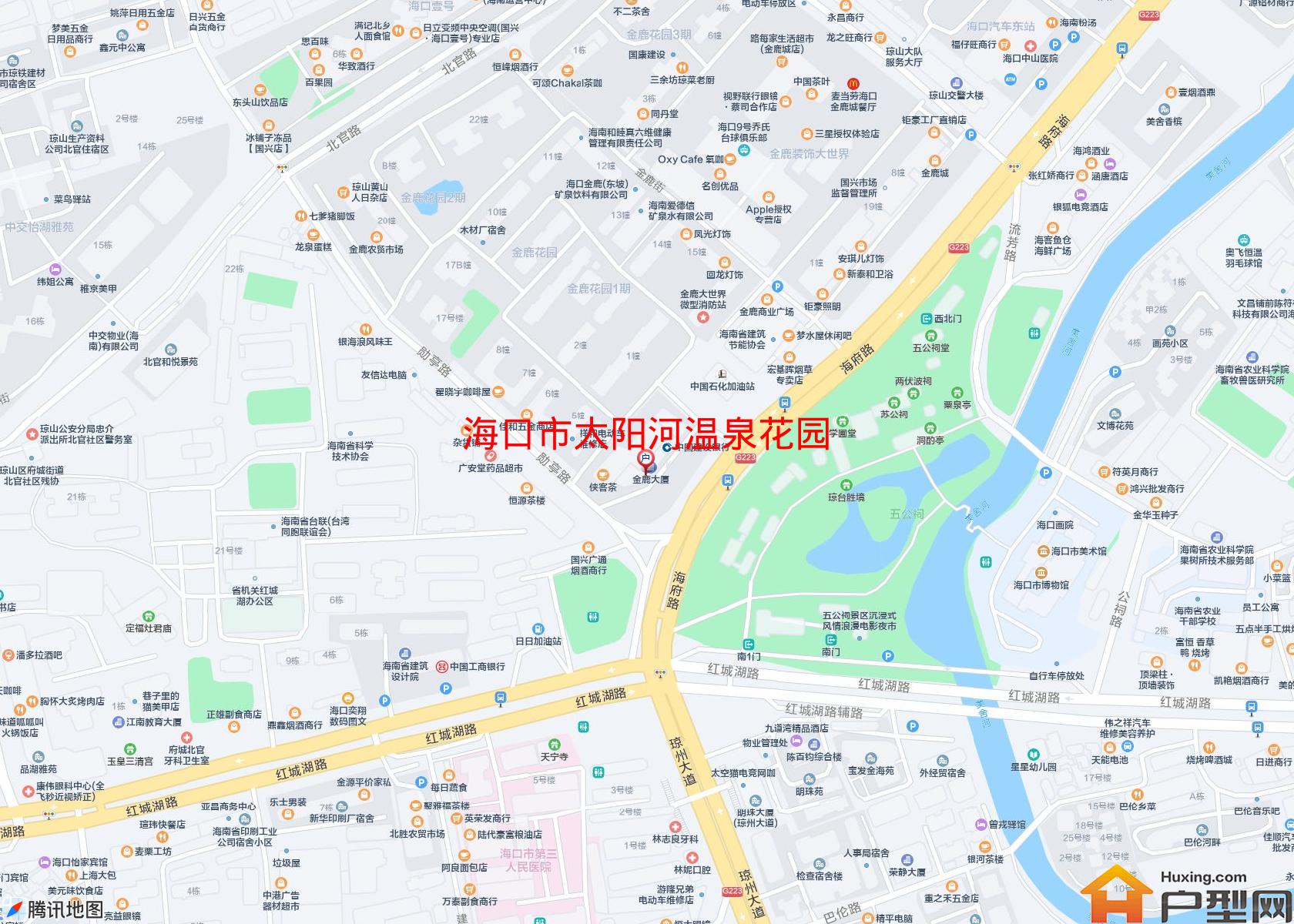 太阳河温泉花园小区 - 户型网
