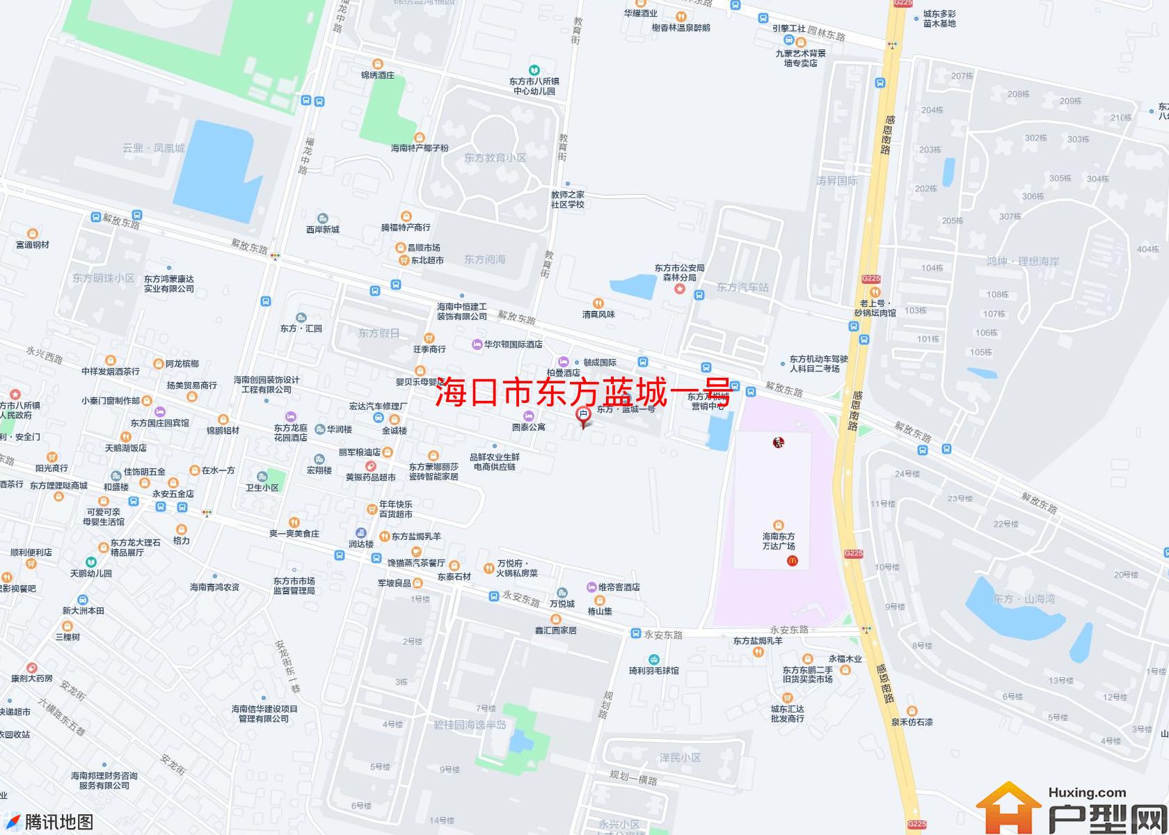 东方蓝城一号小区 - 户型网