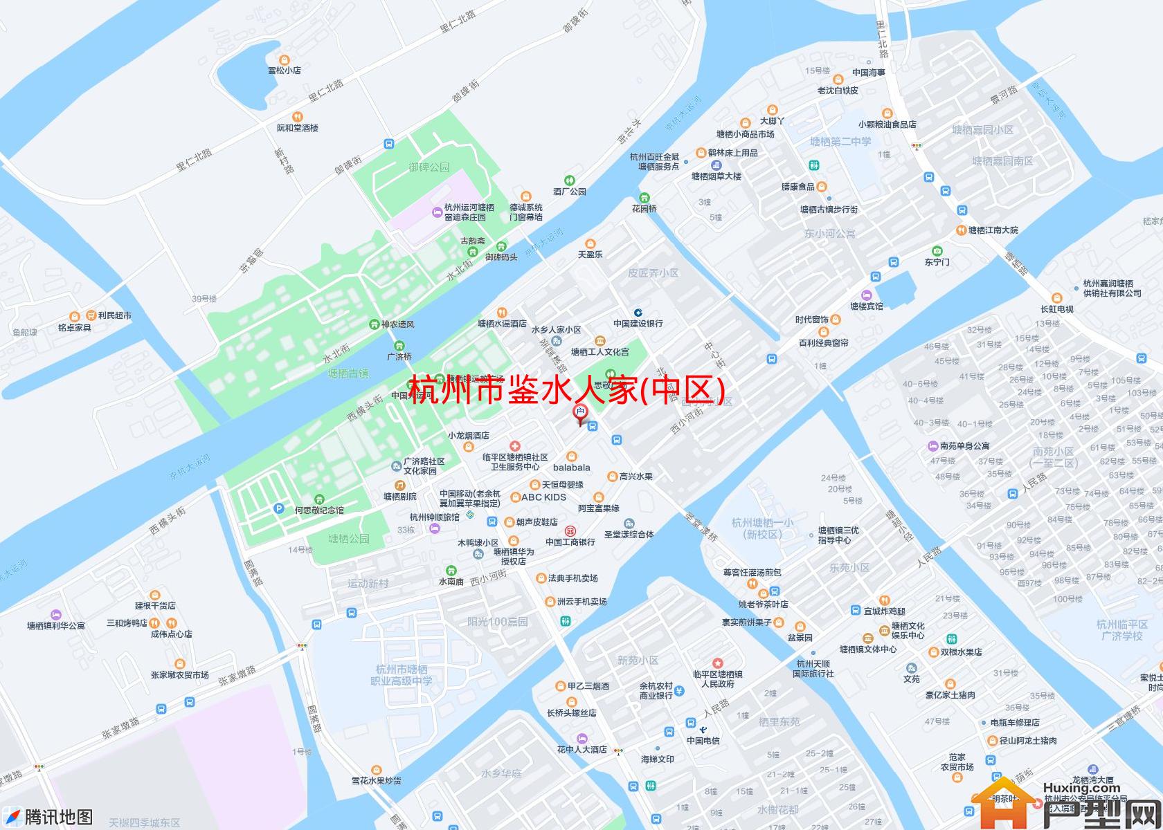 鉴水人家(中区)小区 - 户型网