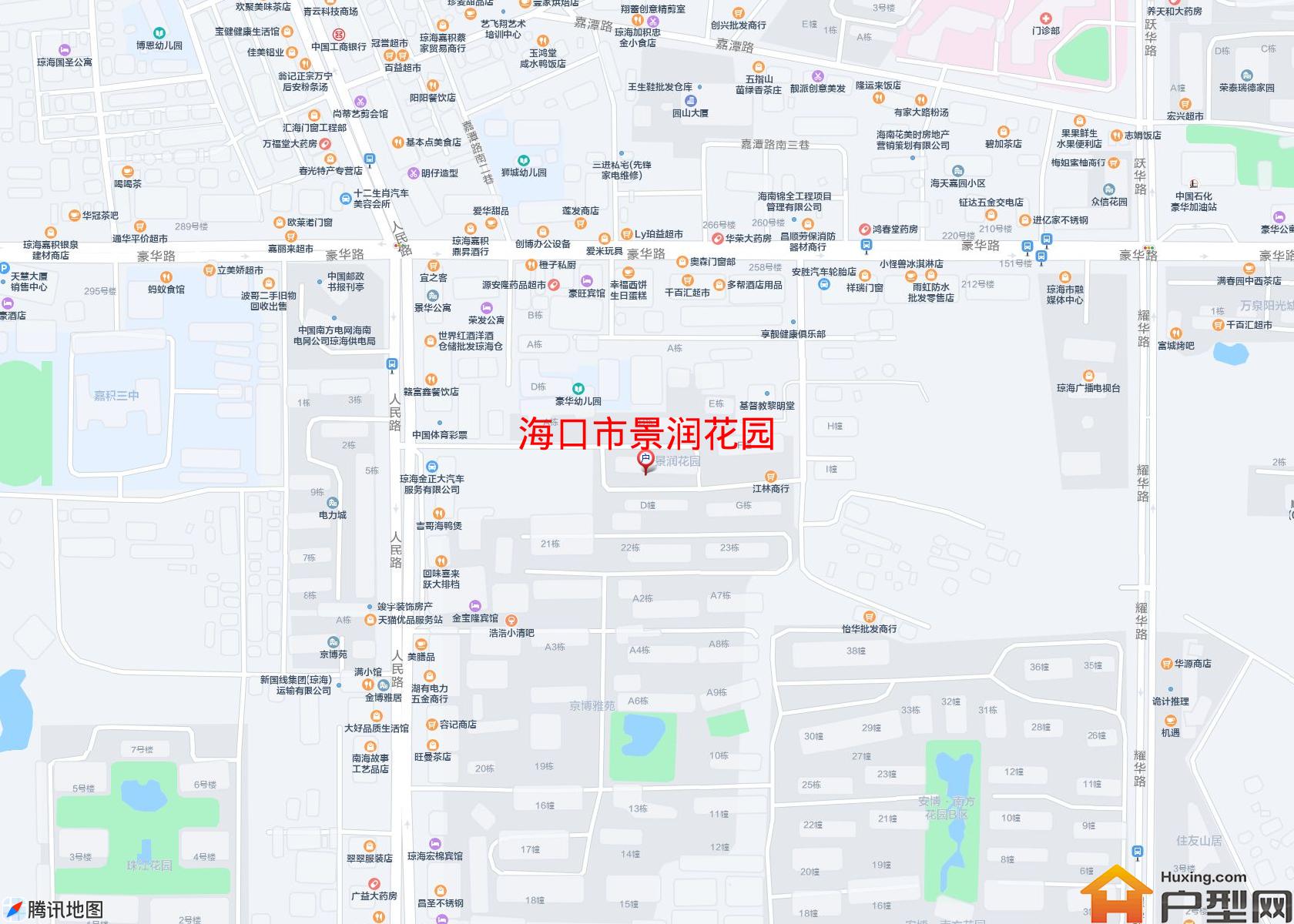 景润花园小区 - 户型网