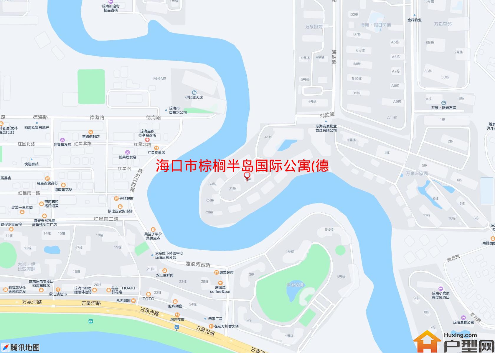 棕榈半岛国际公寓(德海路)小区 - 户型网