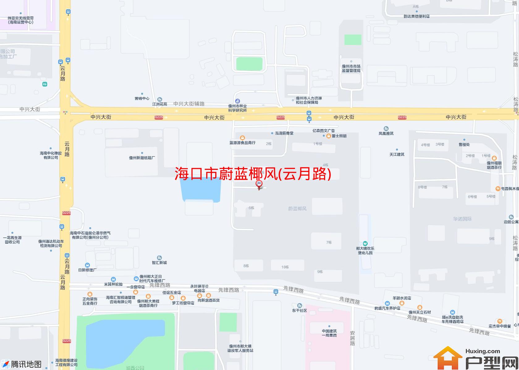 蔚蓝椰风(云月路)小区 - 户型网