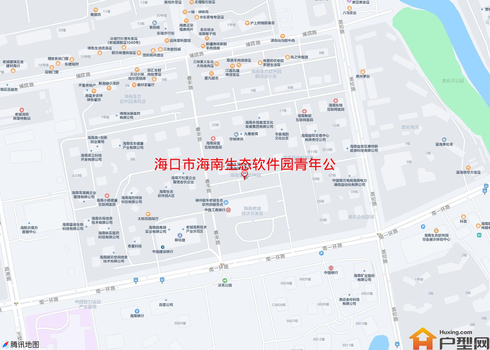海南生态软件园青年公寓小区 - 户型网