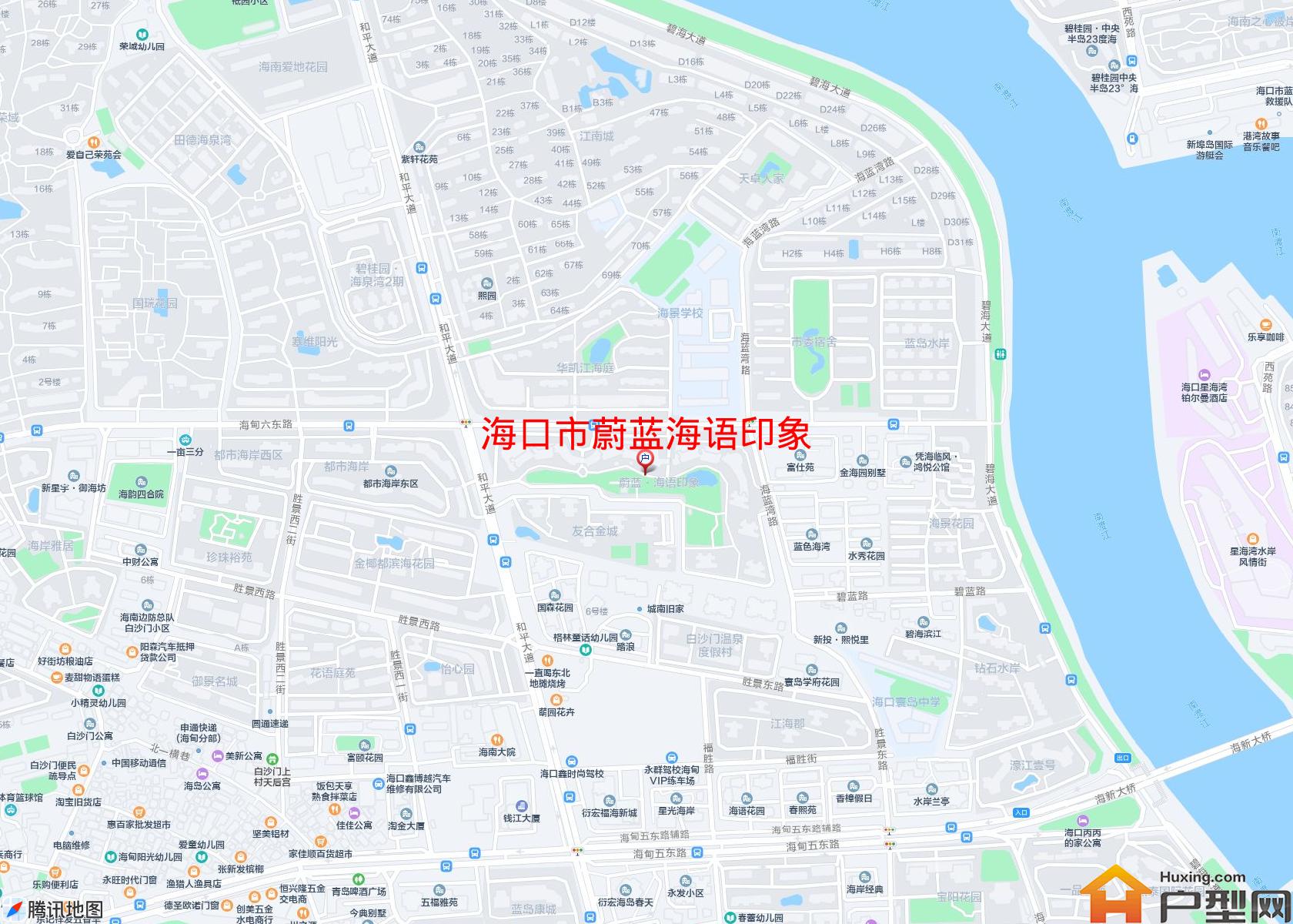 蔚蓝海语印象小区 - 户型网