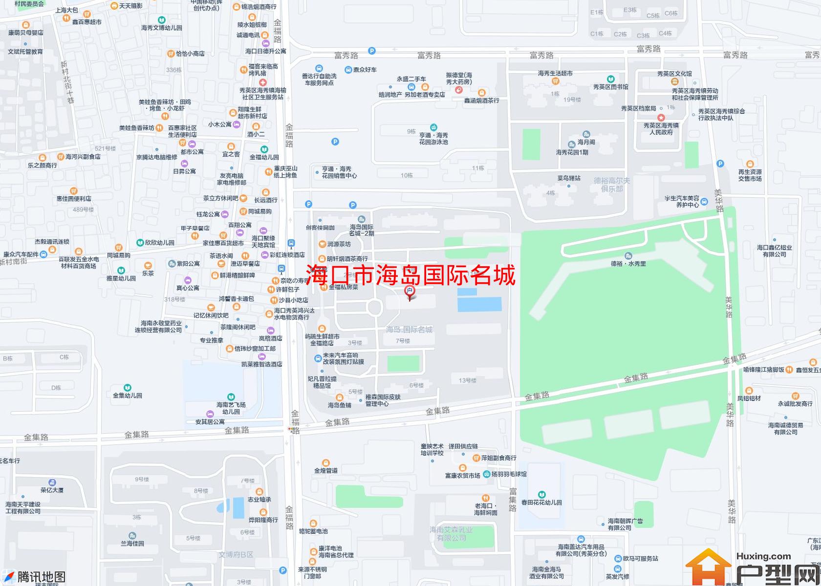 海岛国际名城小区 - 户型网