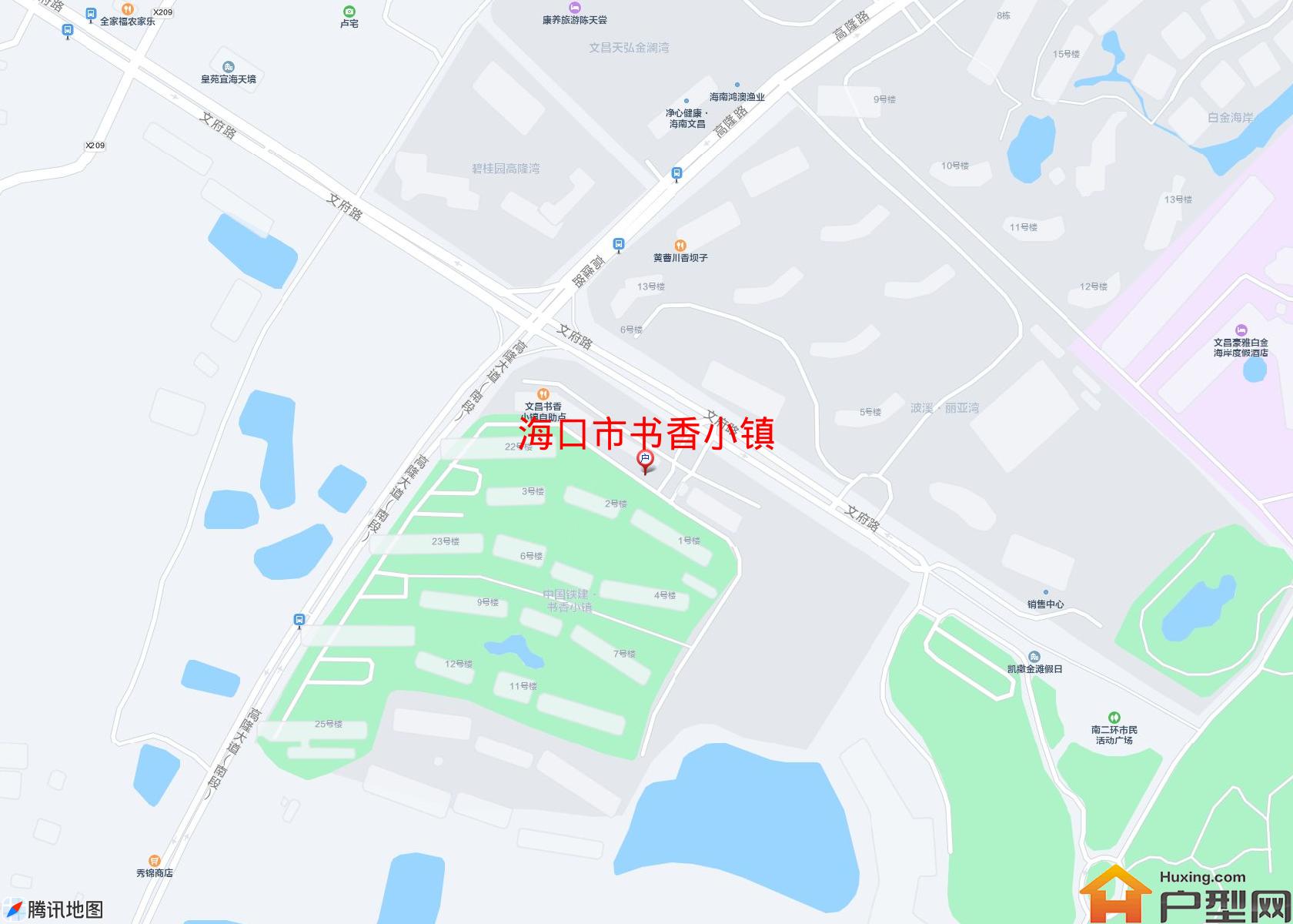 书香小镇小区 - 户型网