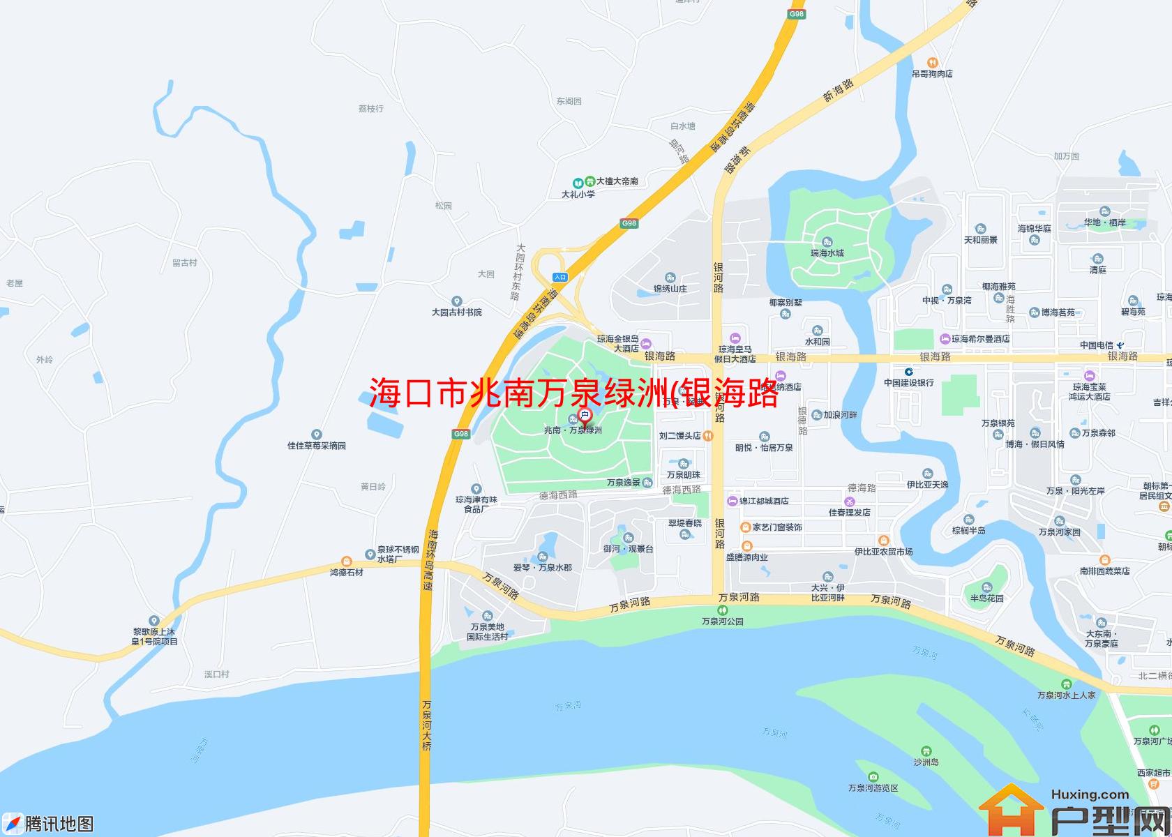 兆南万泉绿洲(银海路1号)小区 - 户型网