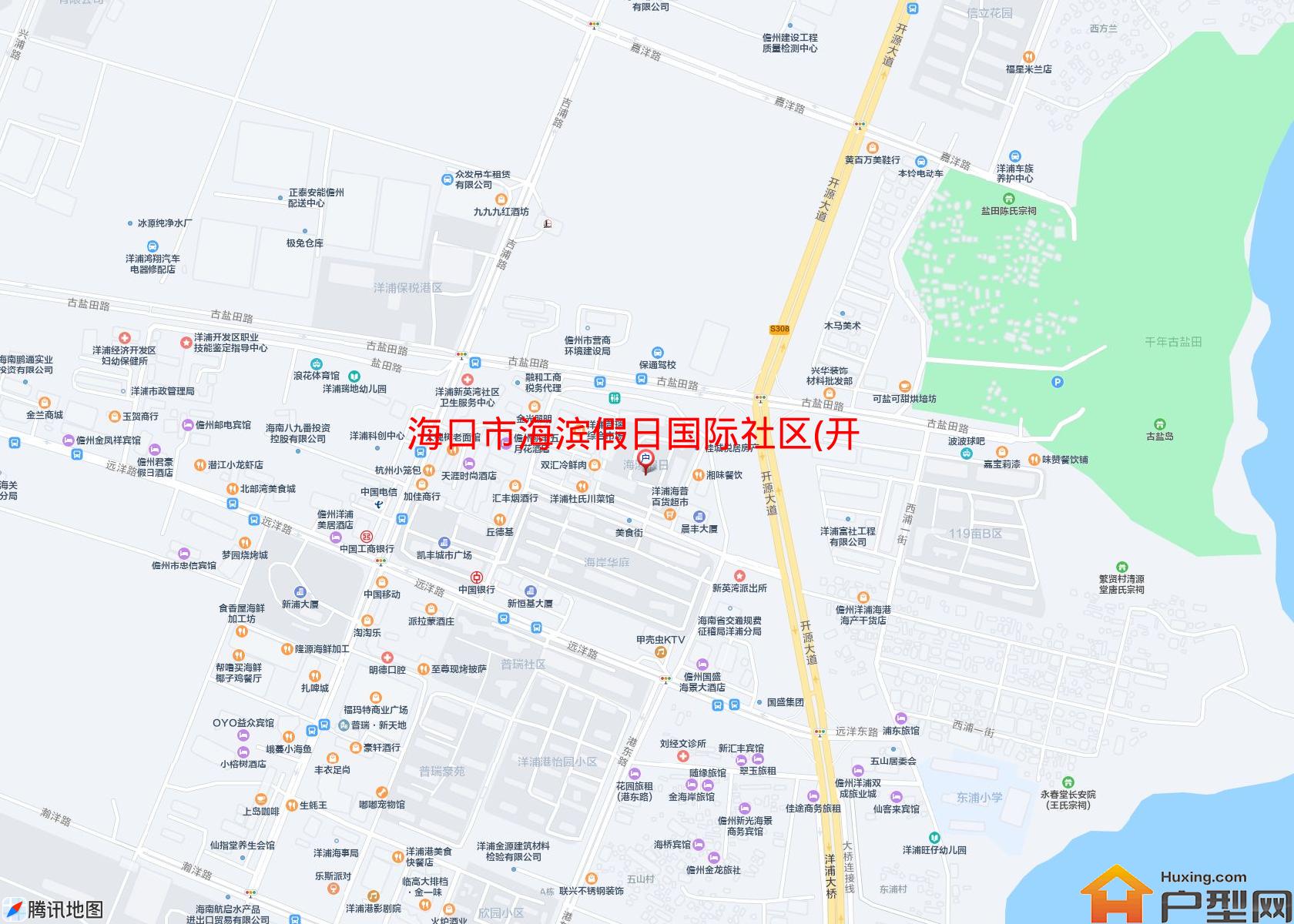 海滨假日国际社区(开源大道)小区 - 户型网