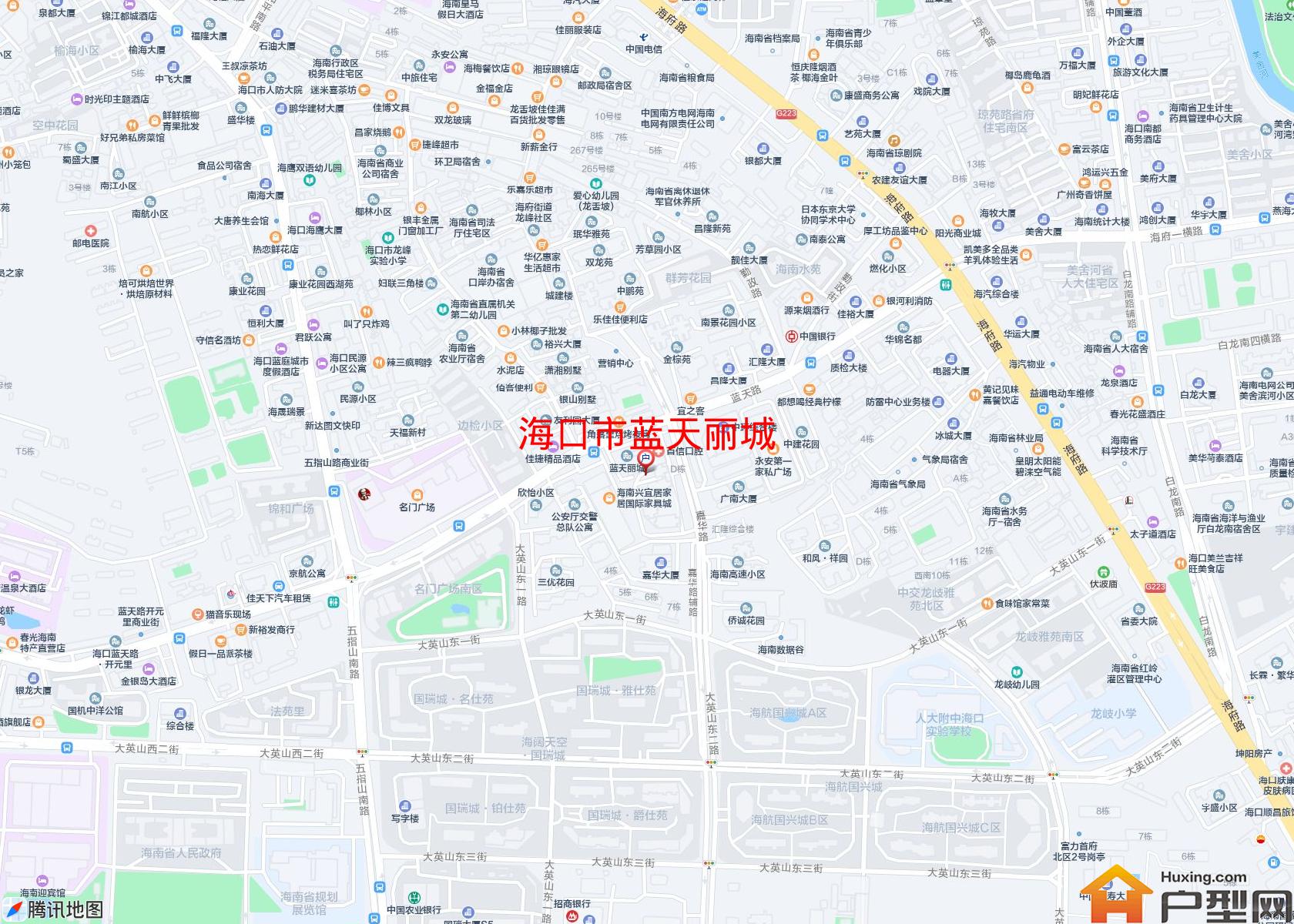 蓝天丽城小区 - 户型网