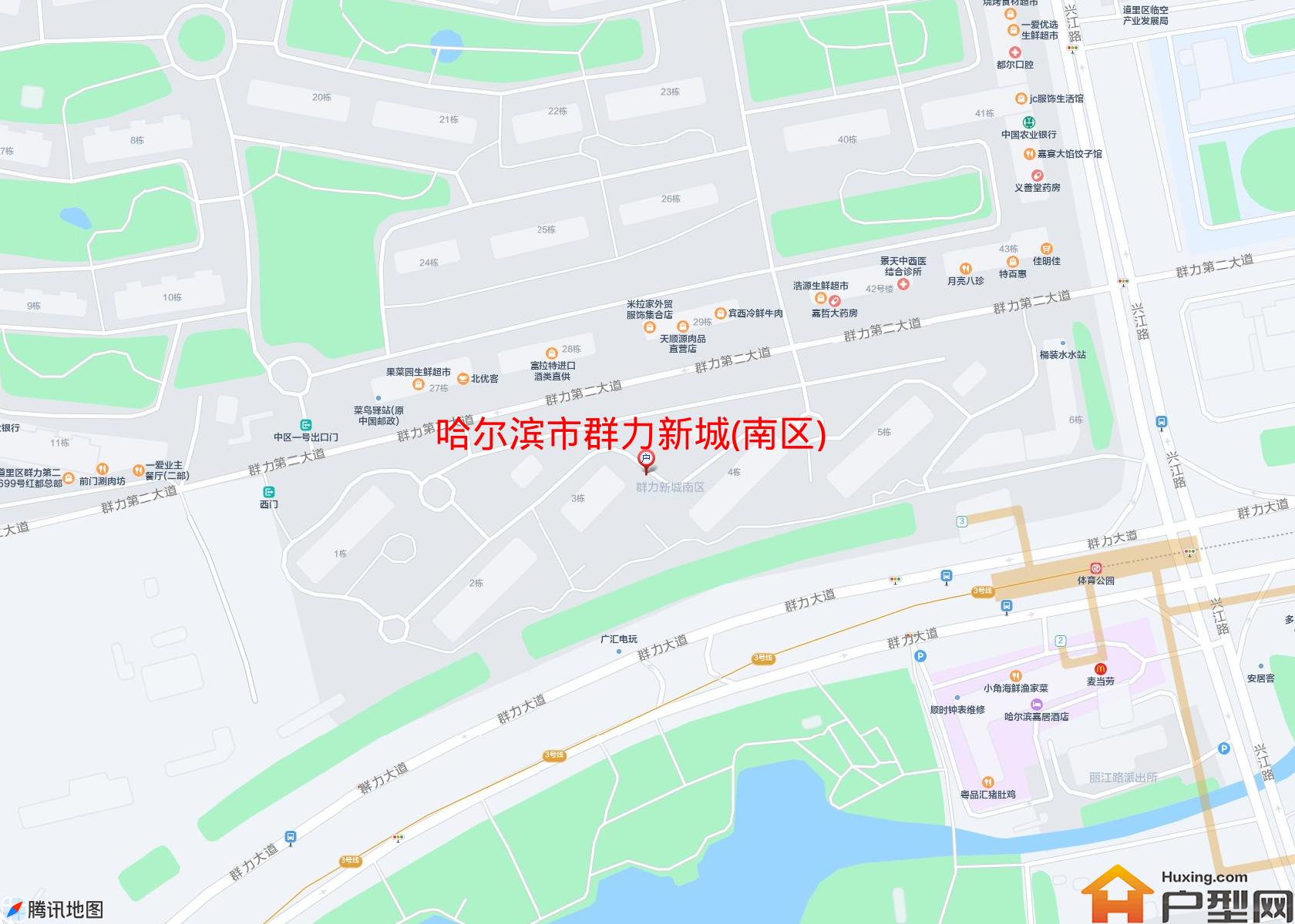 群力新城(南区)小区 - 户型网 群力新城(南区)小区 - 户型网