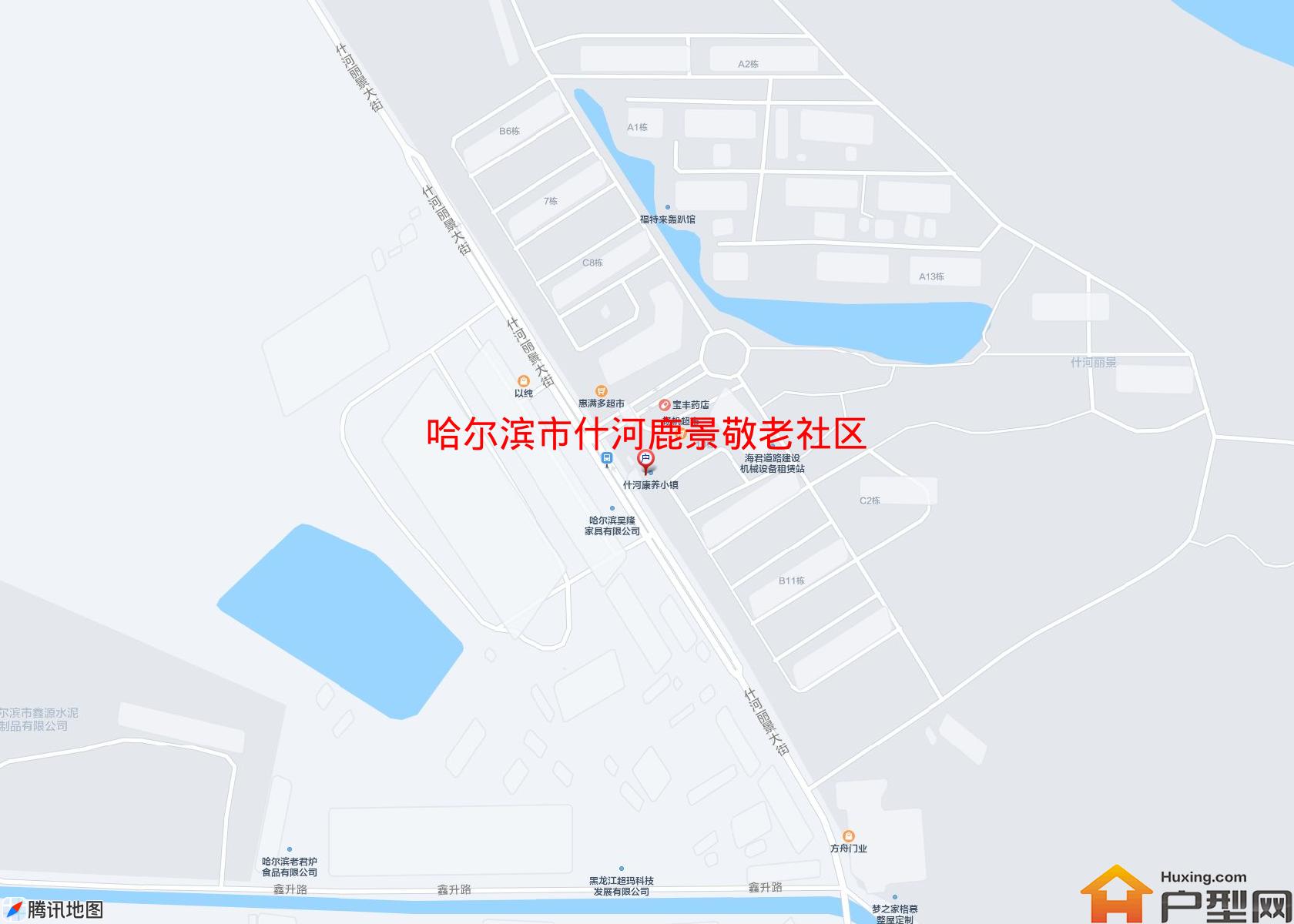 什河鹿景敬老社区小区 - 户型网