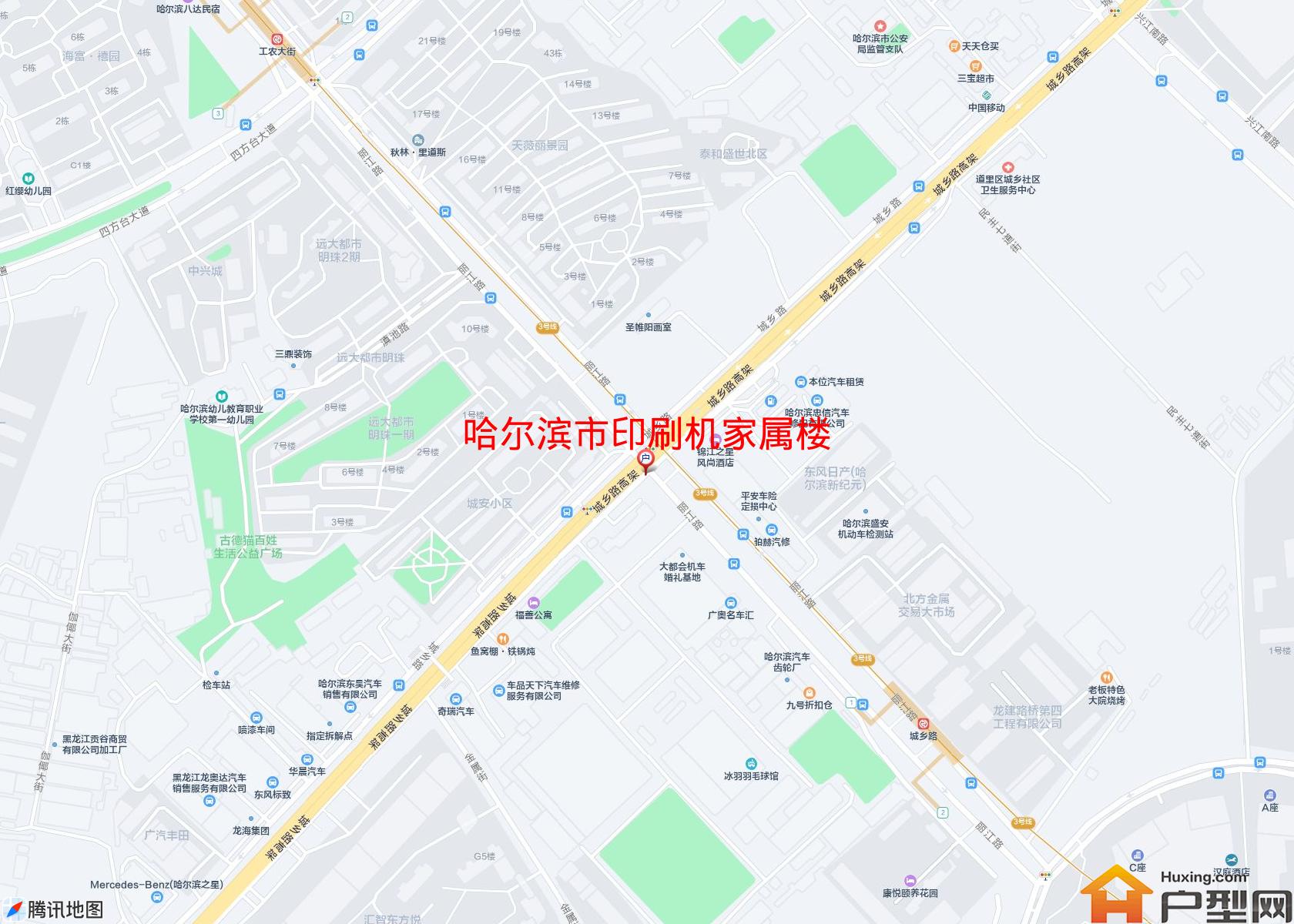 印刷机家属楼小区 - 户型网