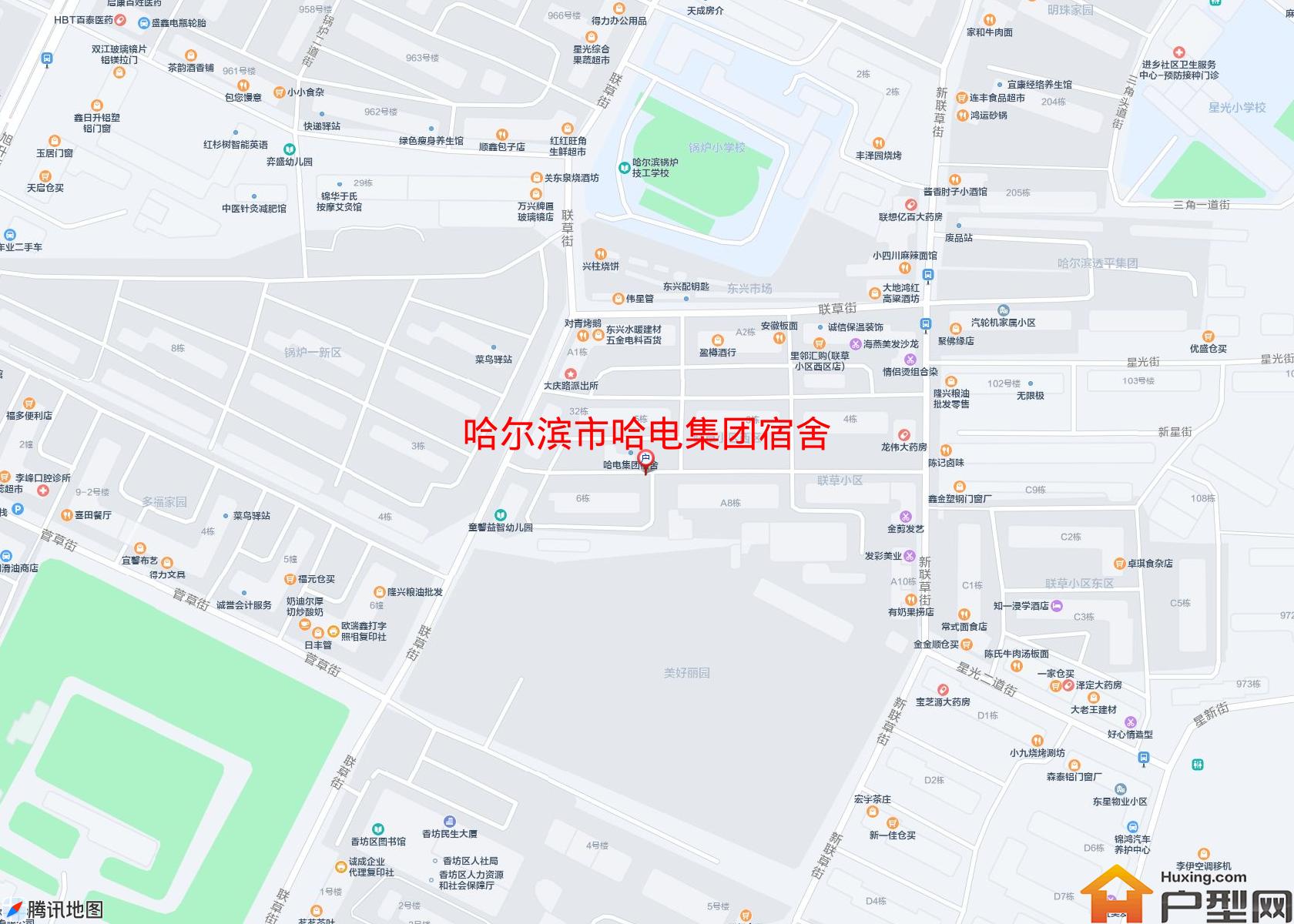 哈电集团宿舍小区 - 户型网