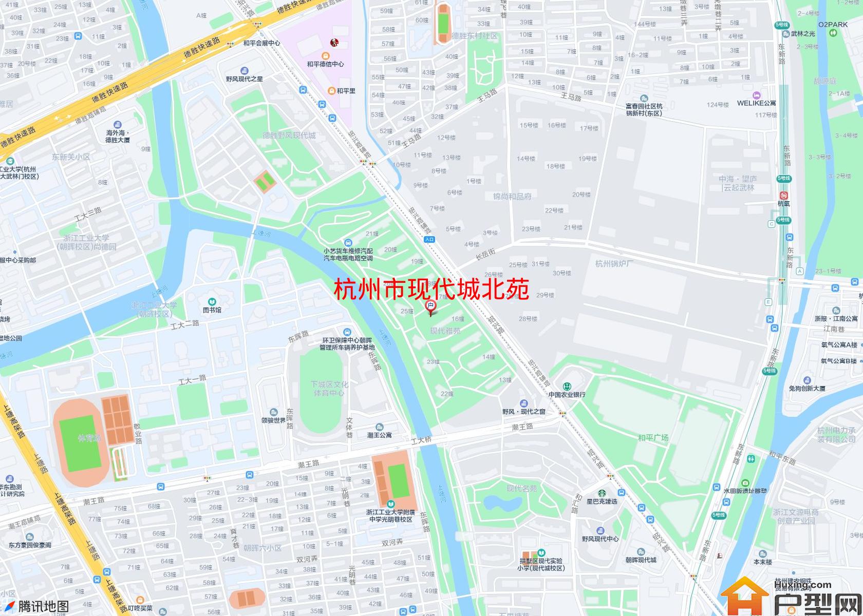 现代城北苑小区 - 户型网