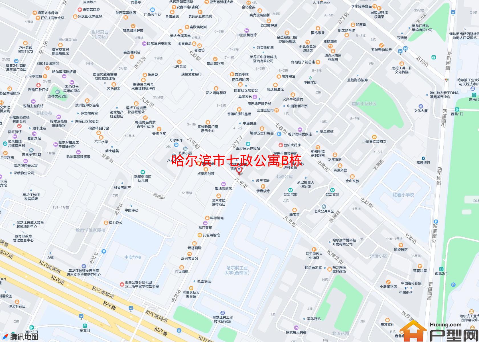 七政公寓B栋小区 - 户型网