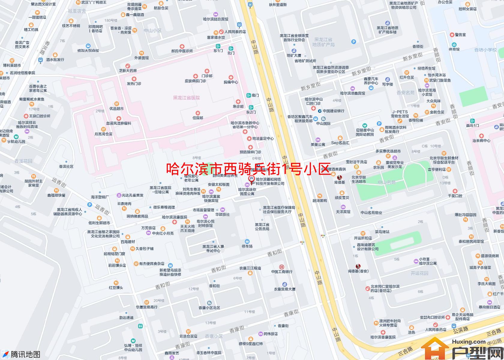 西骑兵街1号小区小区 - 户型网