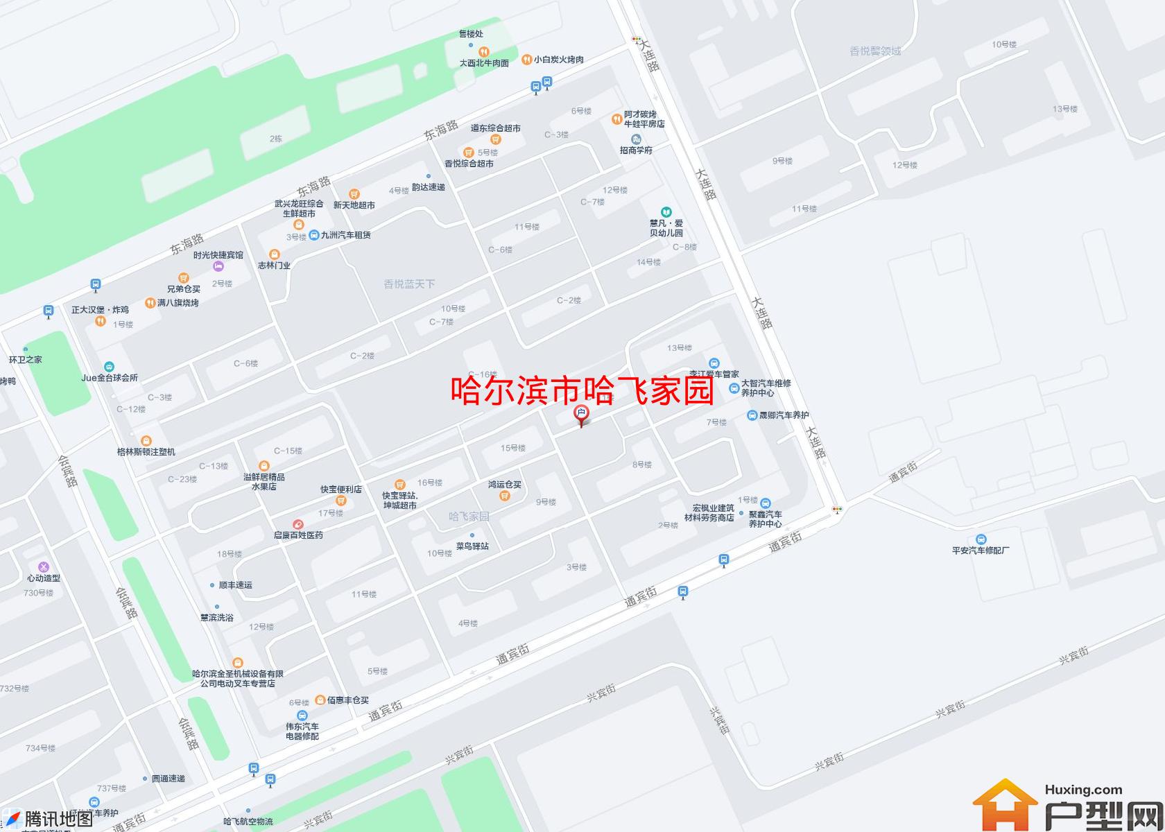 哈飞家园小区 - 户型网