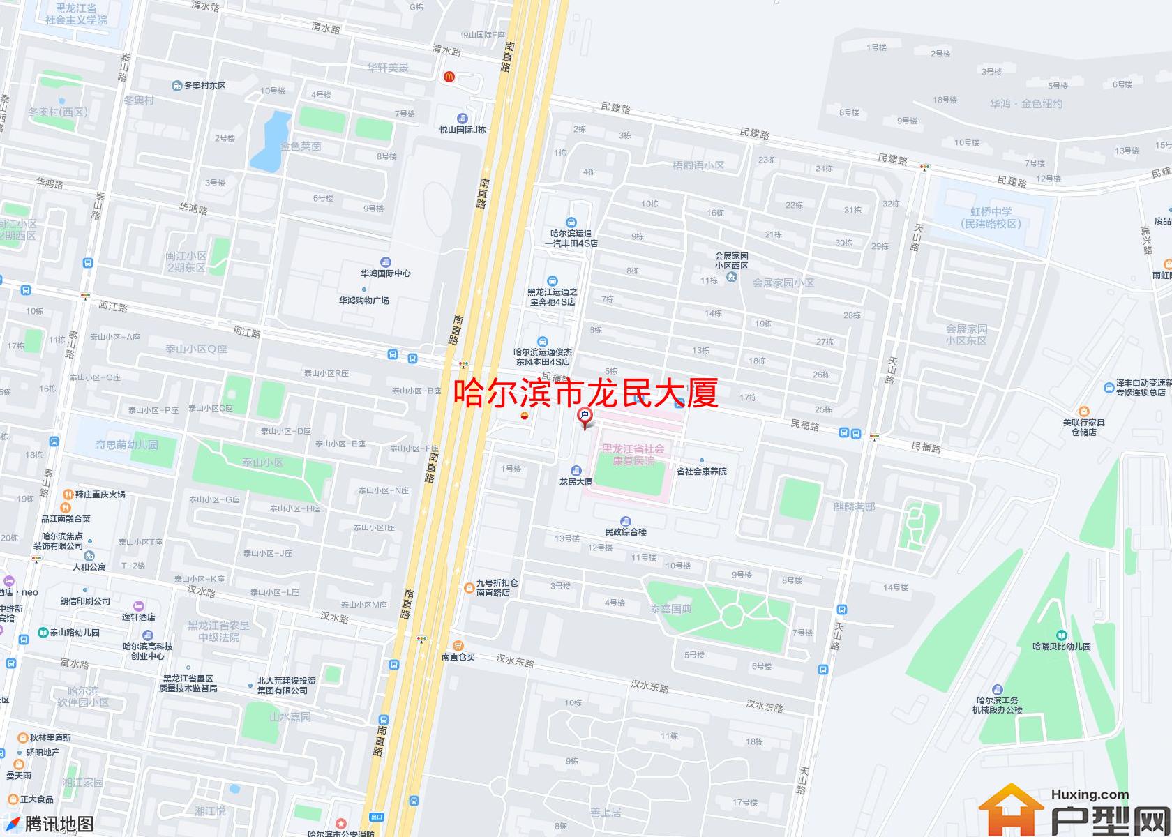 龙民大厦小区 - 户型网