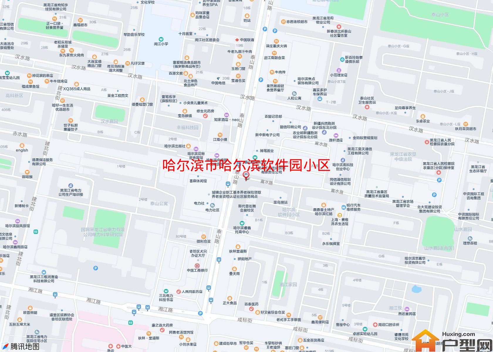 哈尔滨软件园小区小区 - 户型网