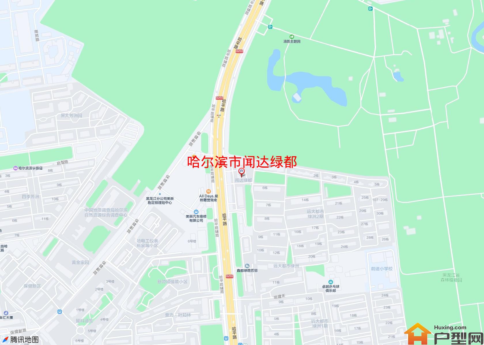 闻达绿都小区 - 户型网