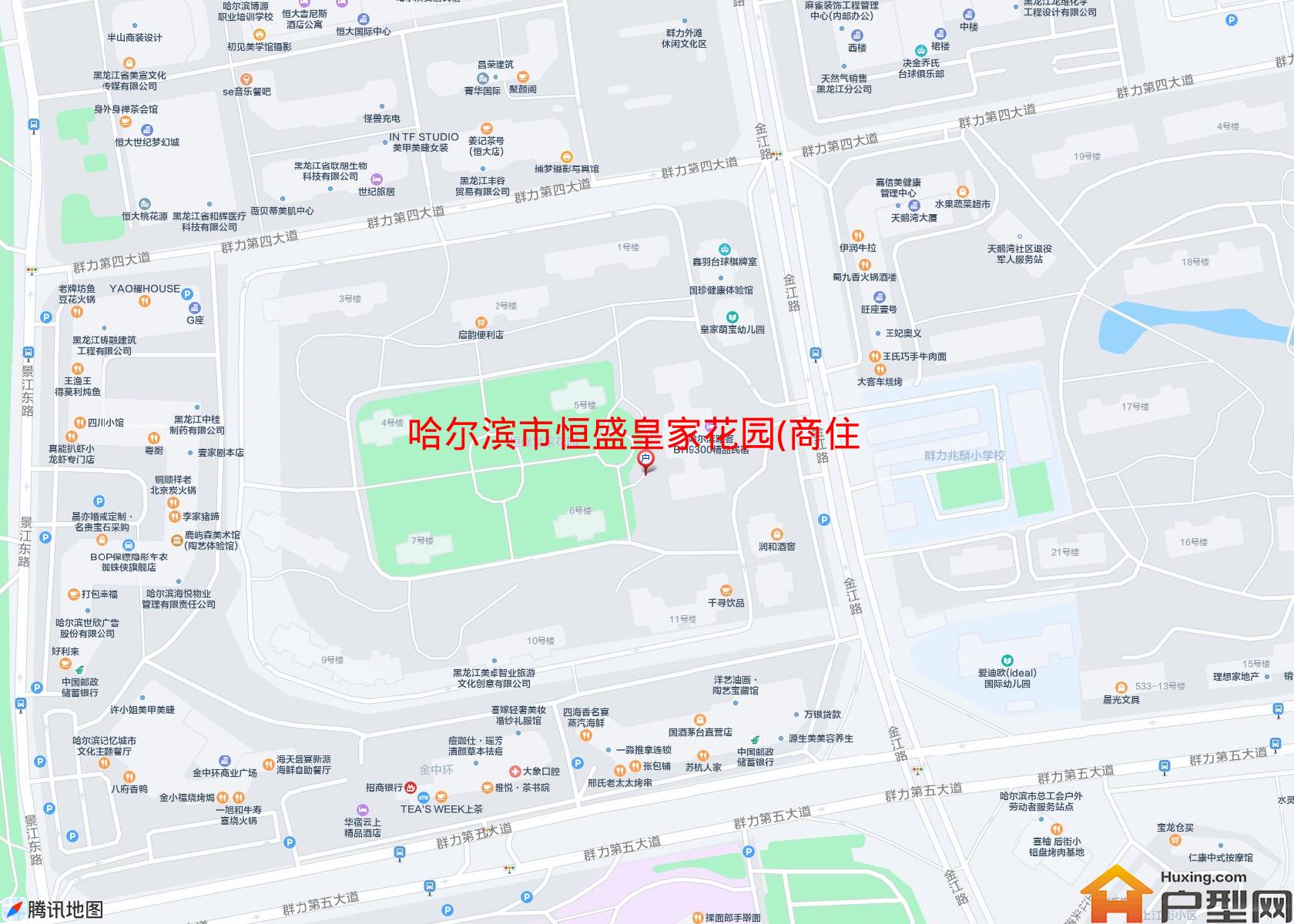 恒盛皇家花园(商住楼)小区 - 户型网