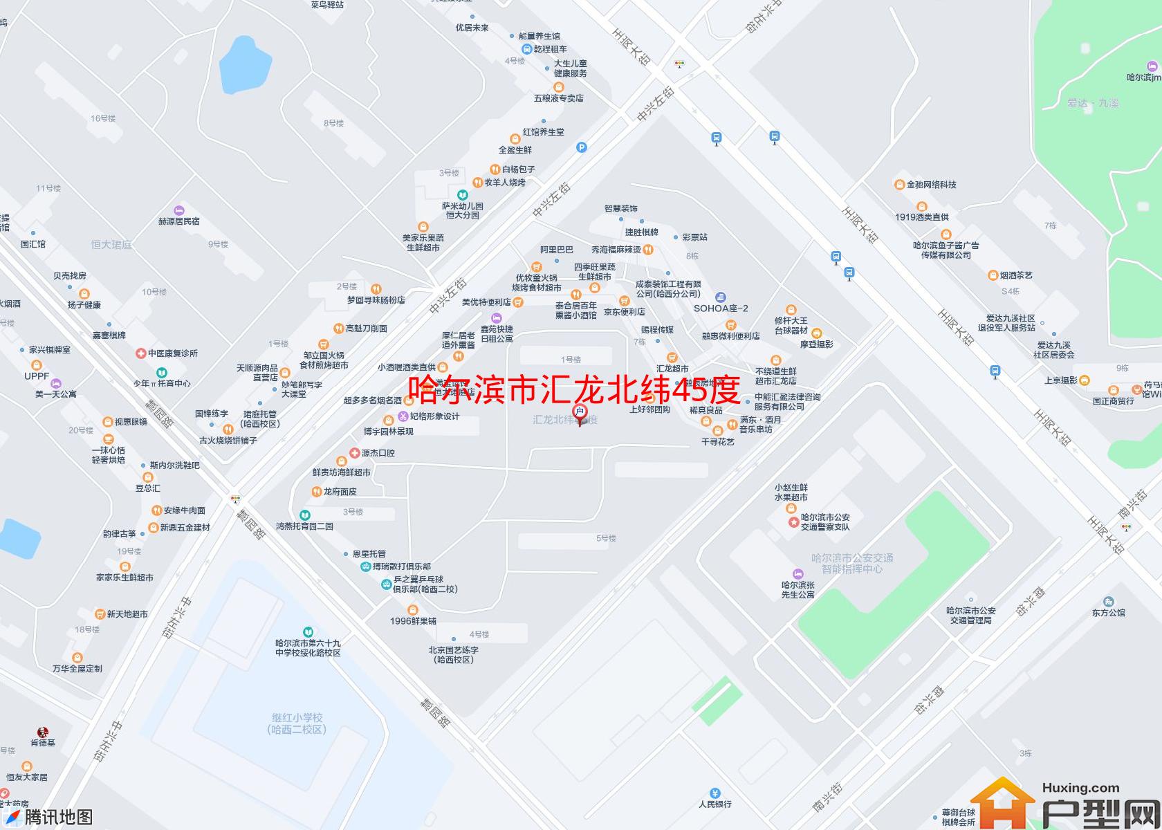 汇龙北纬45度小区 - 户型网