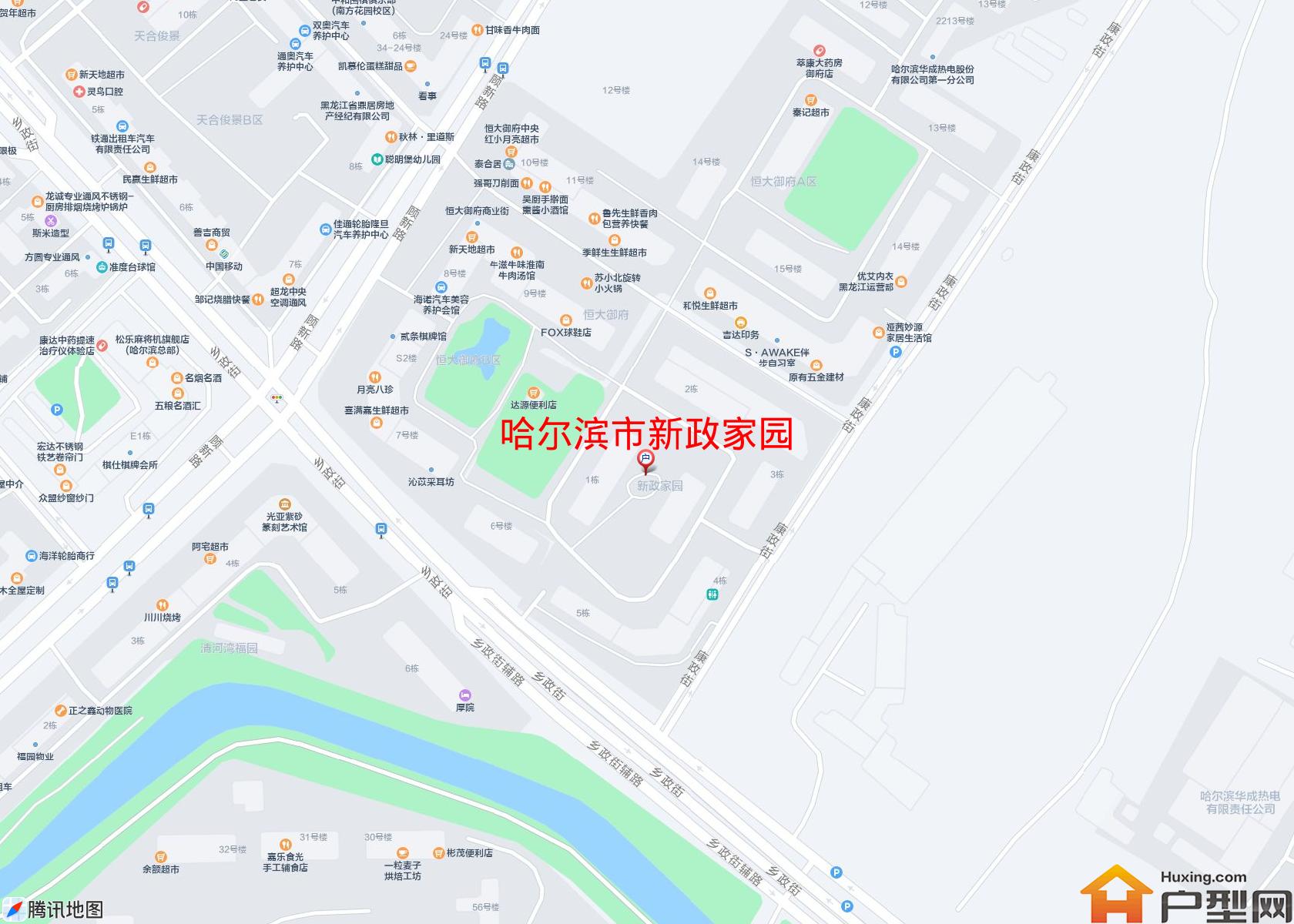 新政家园小区 - 户型网