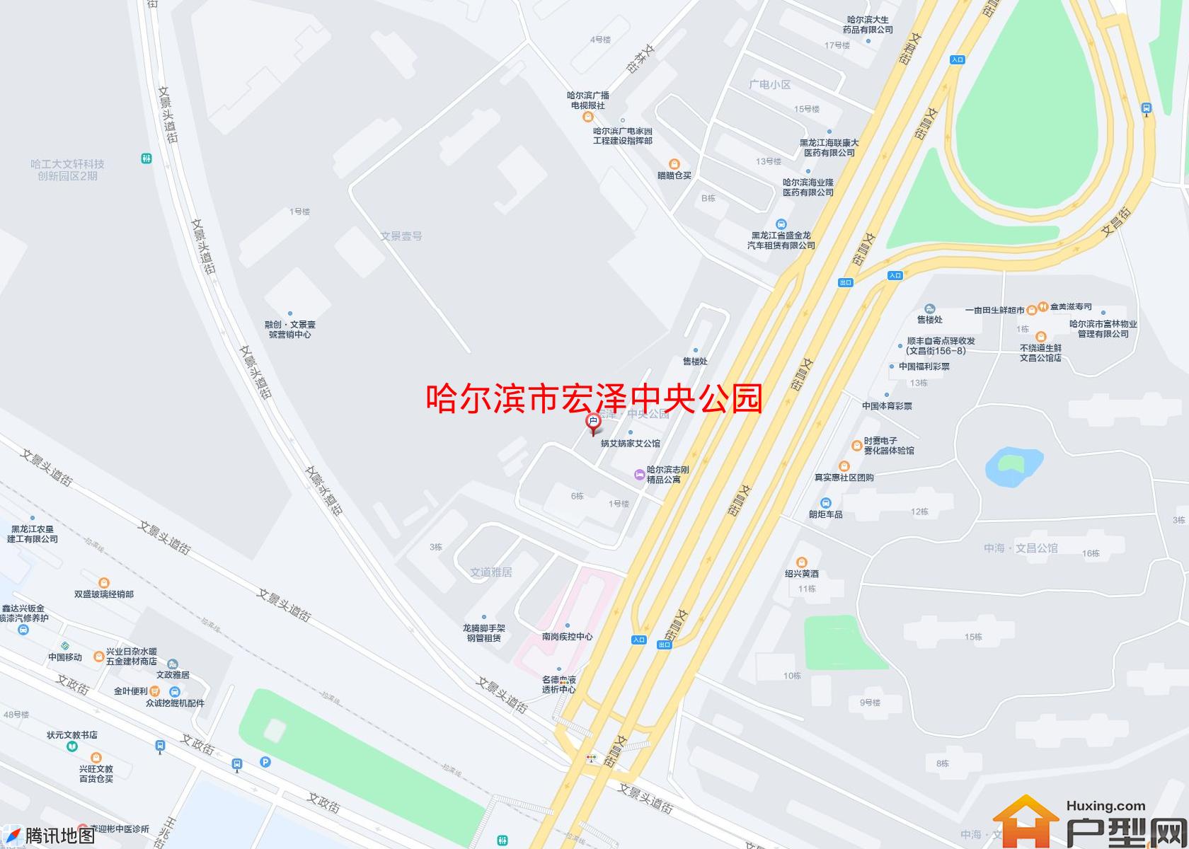 宏泽中央公园小区 - 户型网