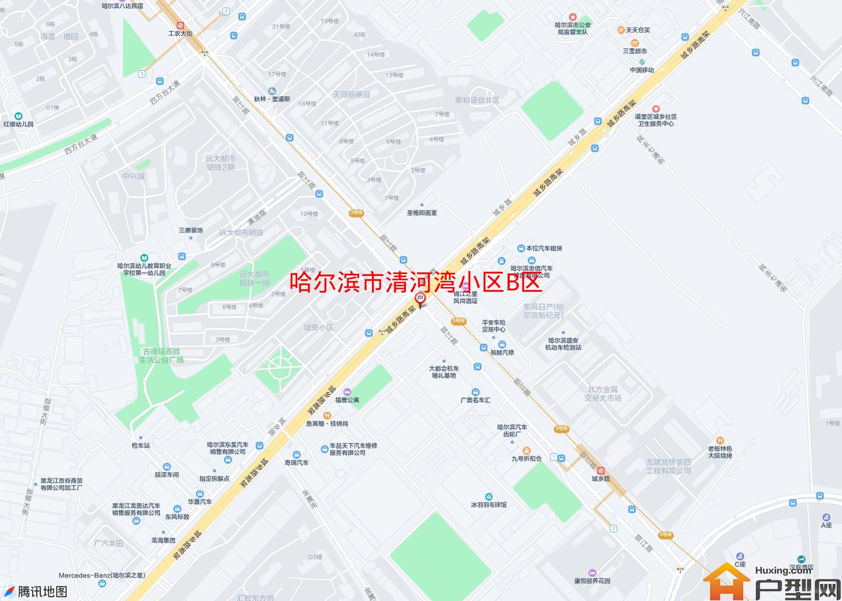 清河湾小区B区小区 - 户型网