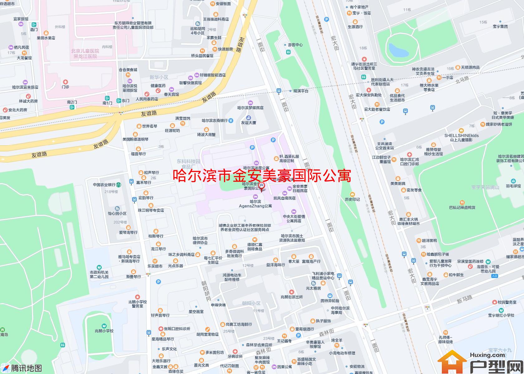 金安美豪国际公寓小区 - 户型网