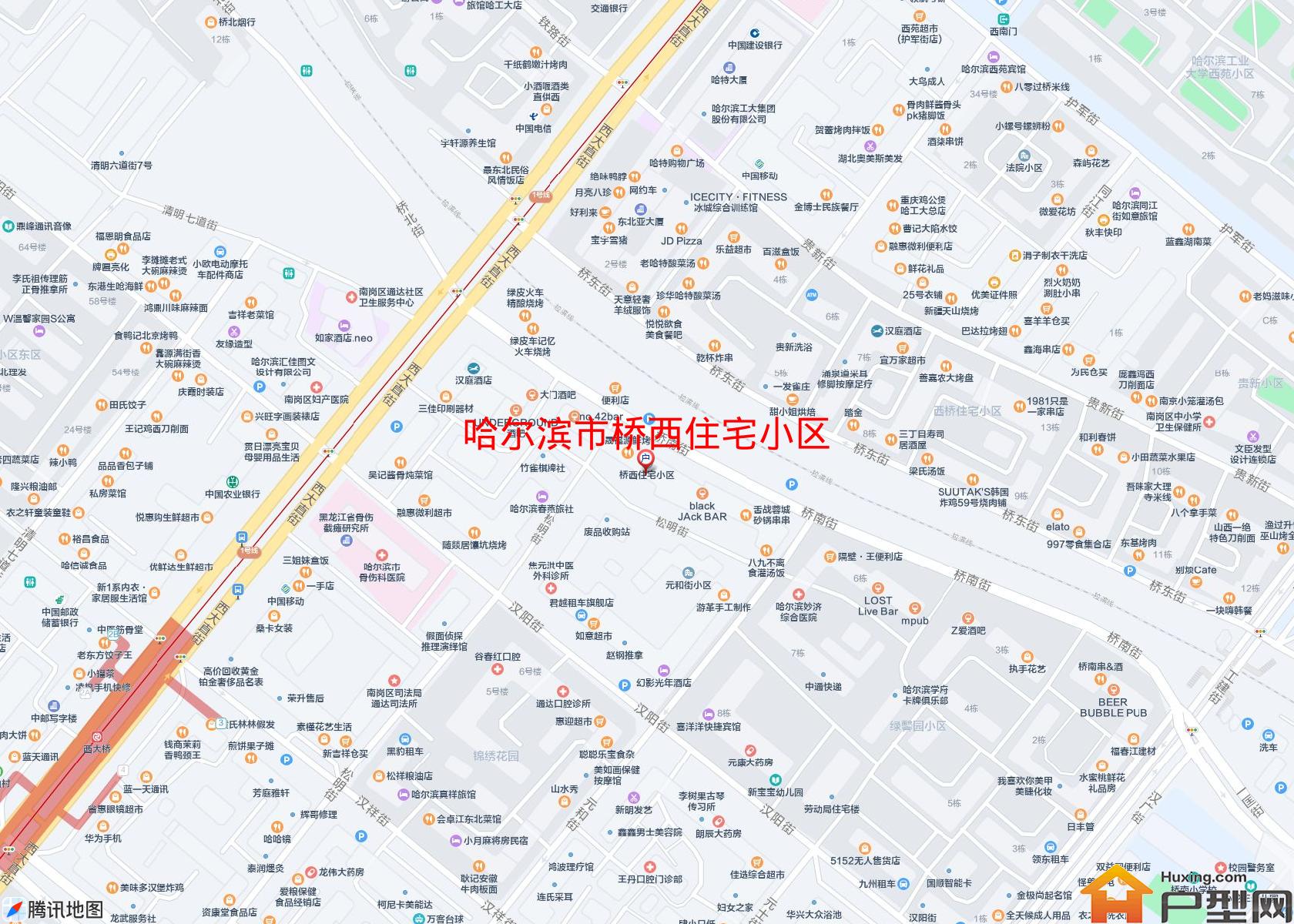 桥西住宅小区小区 - 户型网