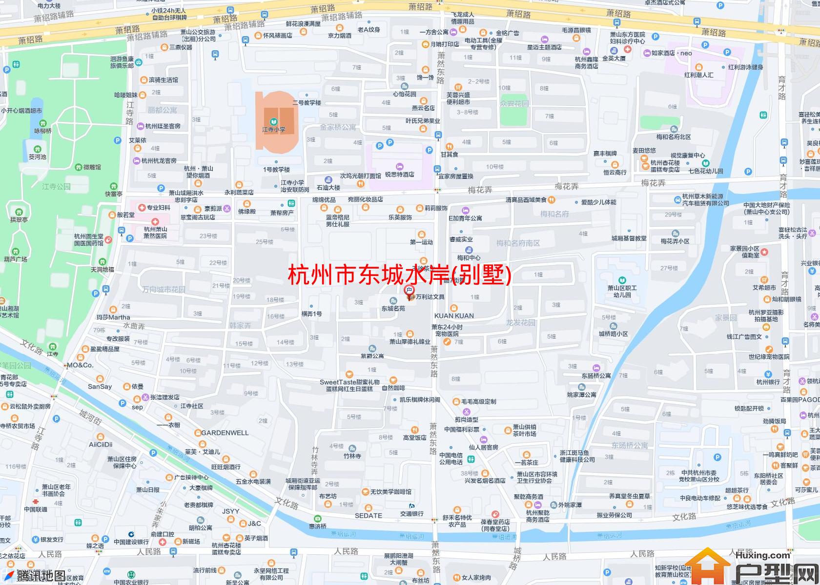 东城水岸(别墅)小区 - 户型网