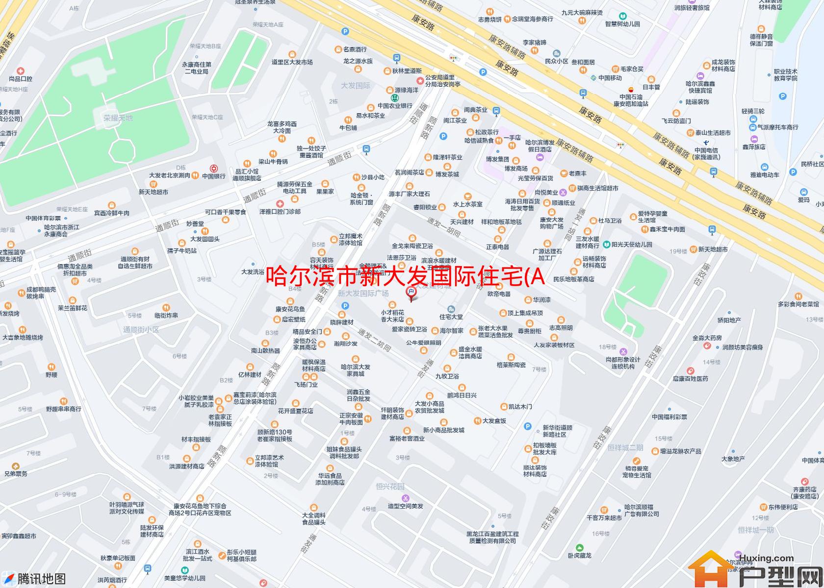 新大发国际住宅(A区)小区 - 户型网