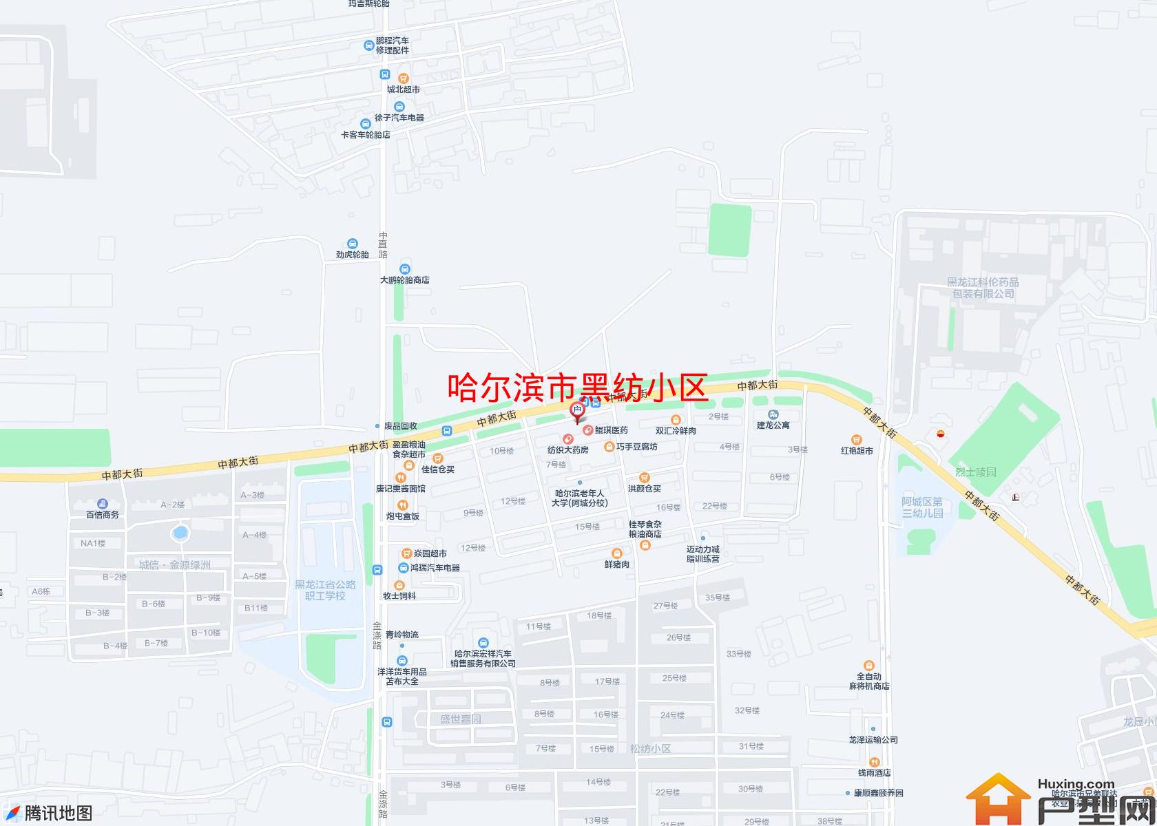 黑纺小区小区 - 户型网