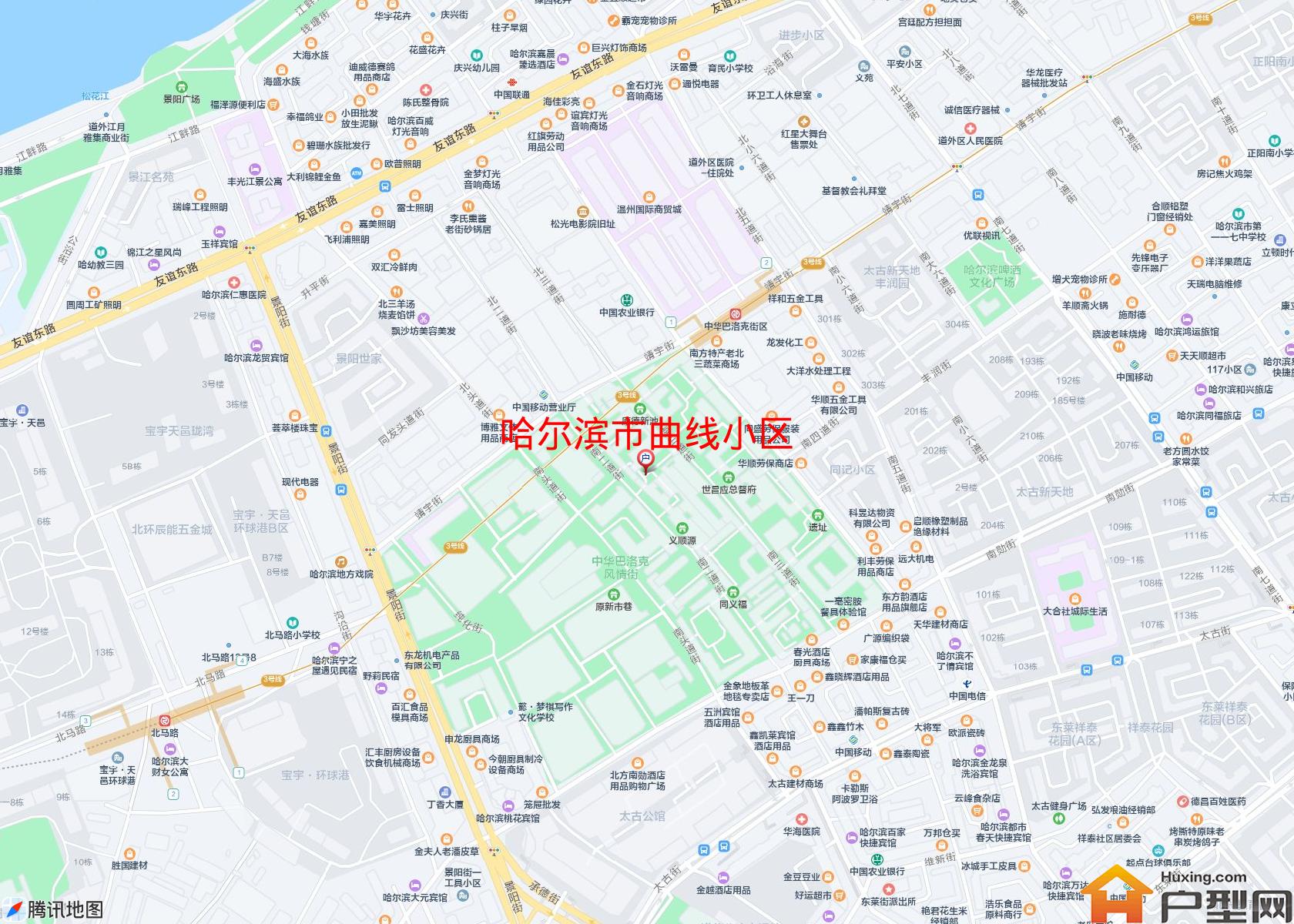 曲线小区小区 - 户型网