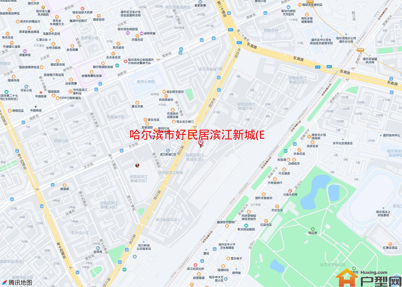 好民居滨江新城(E区)小区 - 户型网