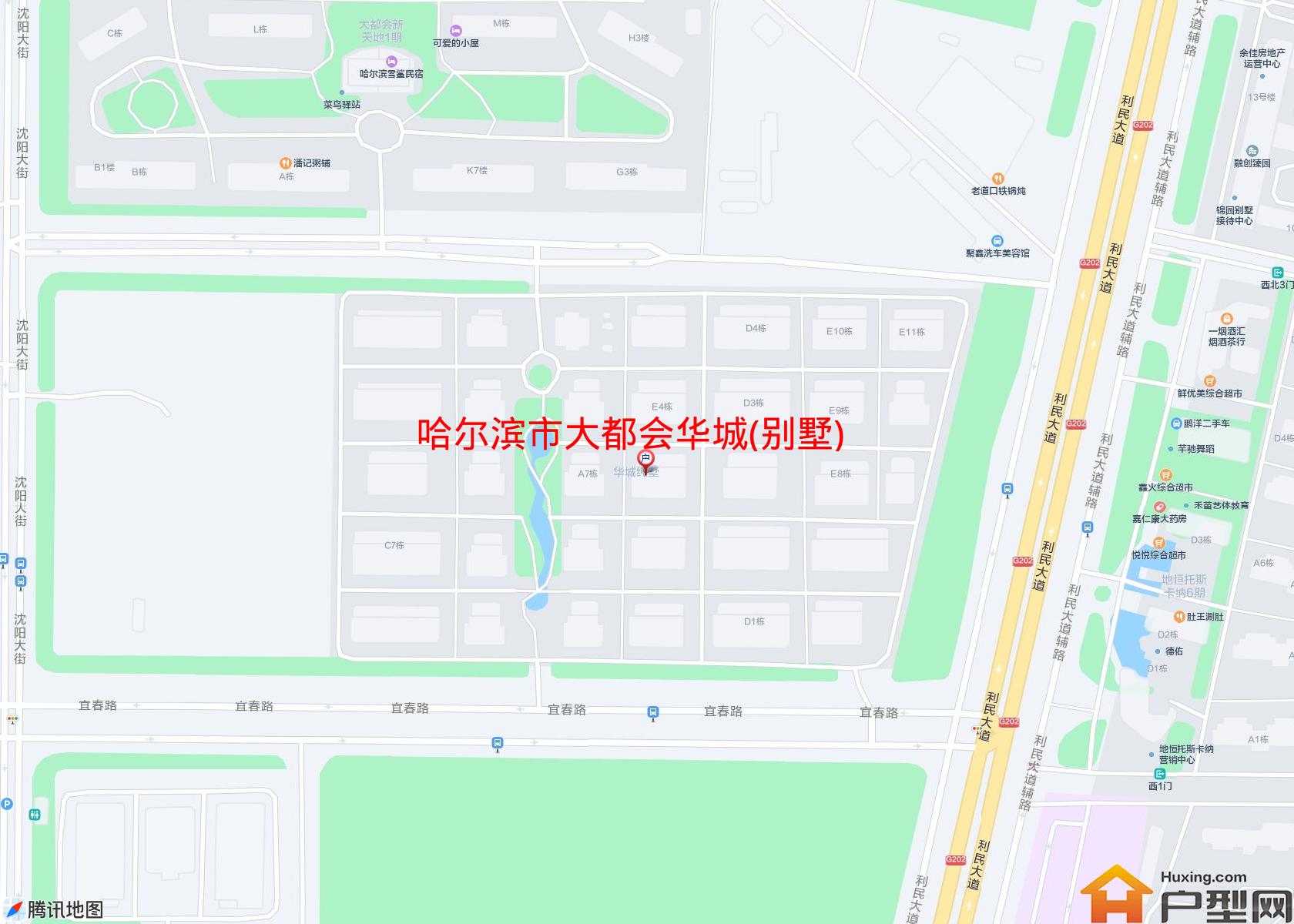 大都会华城(别墅)小区 - 户型网