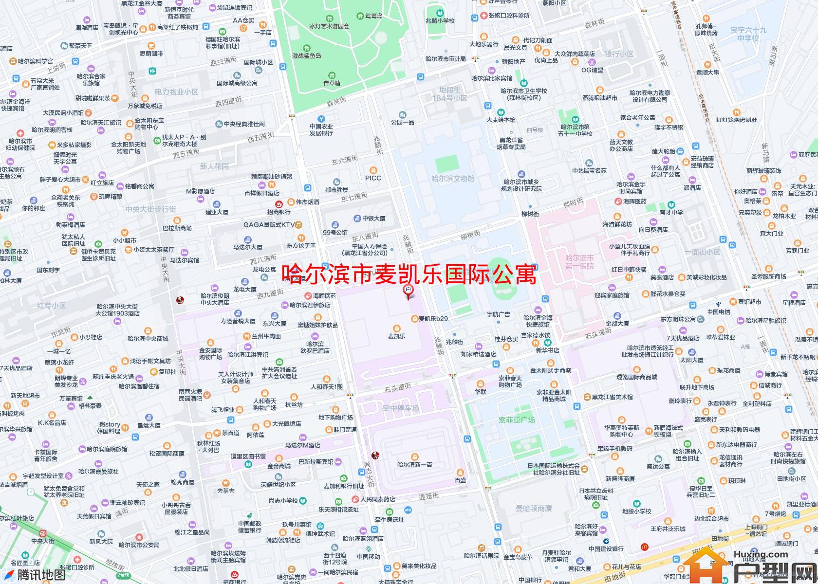 麦凯乐国际公寓小区 - 户型网