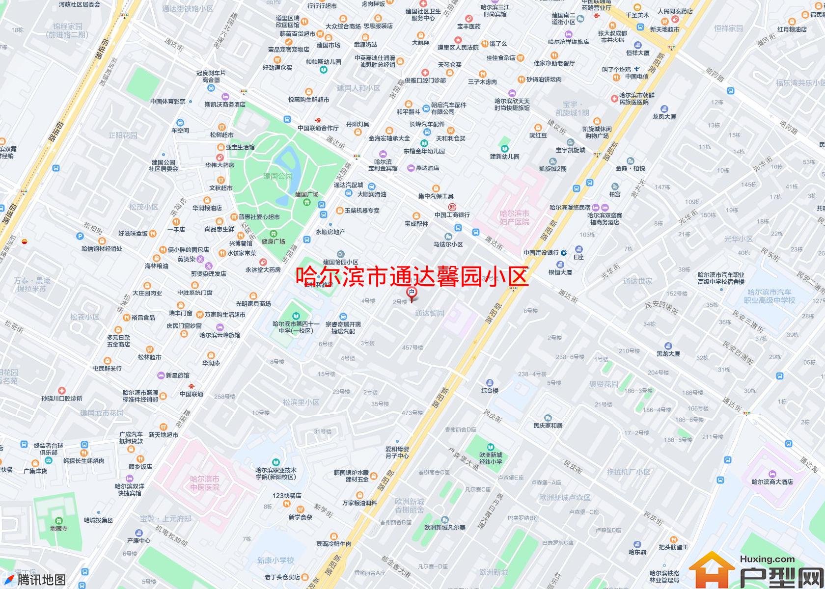 通达馨园小区小区 - 户型网