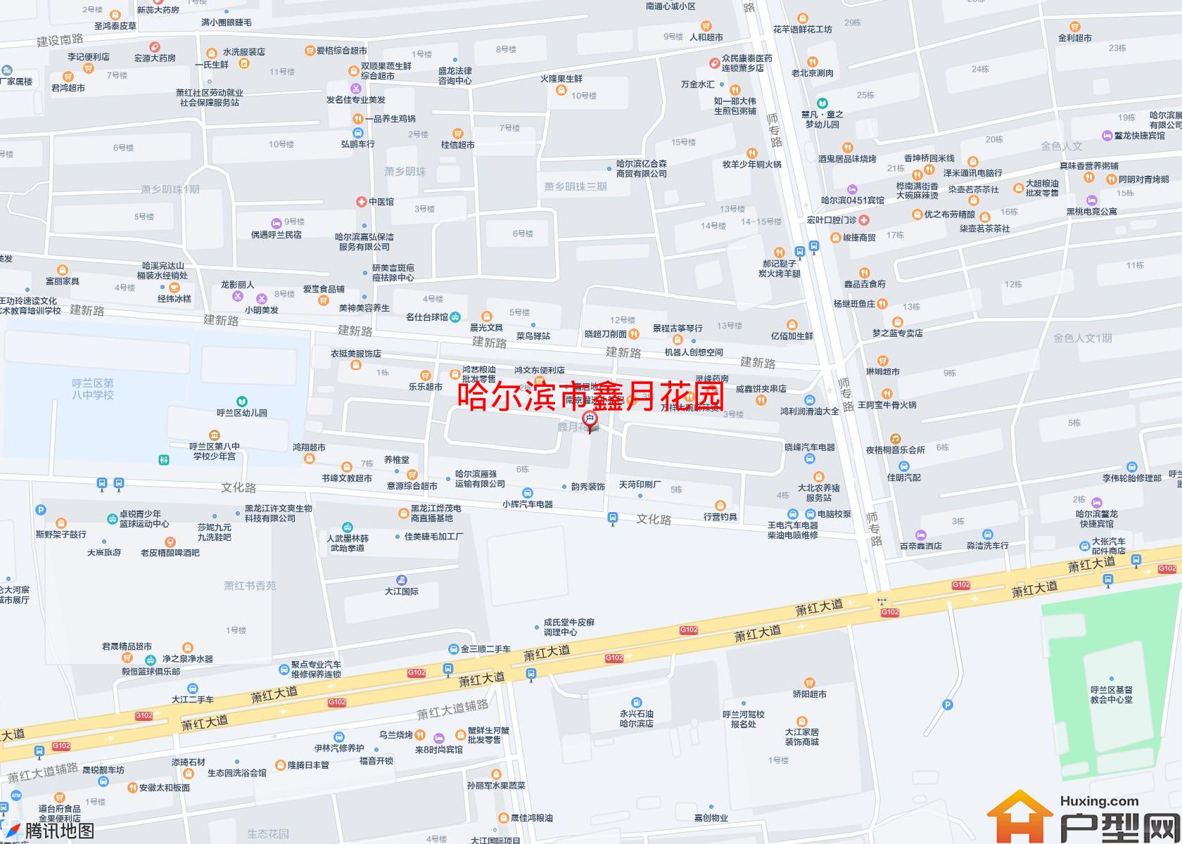 鑫月花园小区 - 户型网